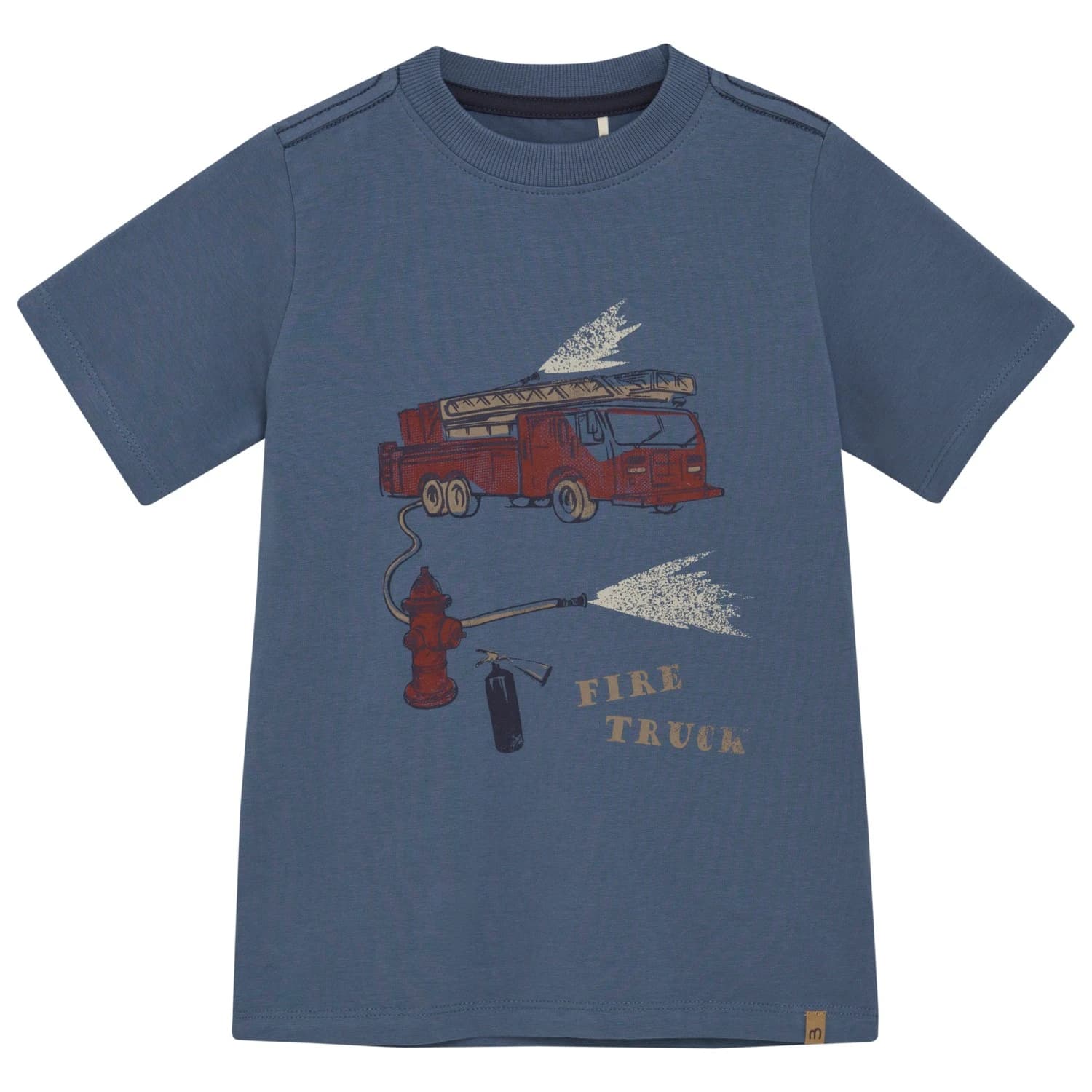 Детска тениска Minymo Kid's T-Shirt S/S No. 134000 T-shirt - China Blue