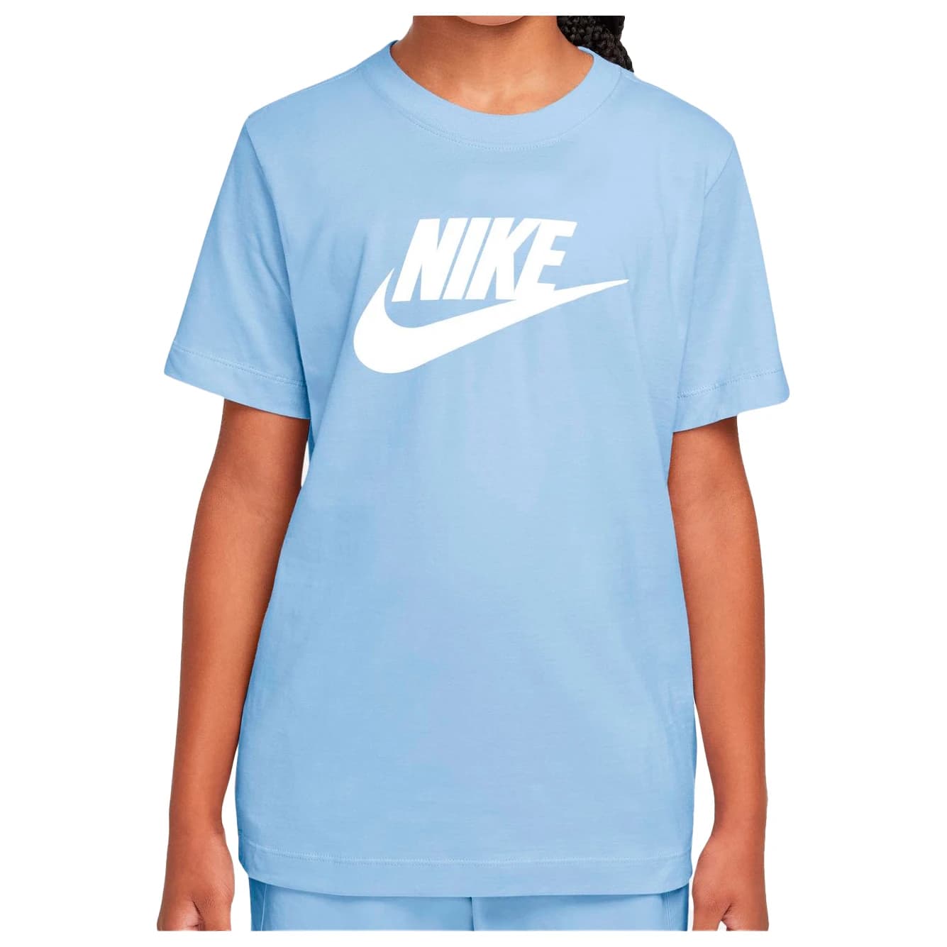 Детска тениска Nike Big Kid's Sportswear T-Shirt - Hydrogen Blue