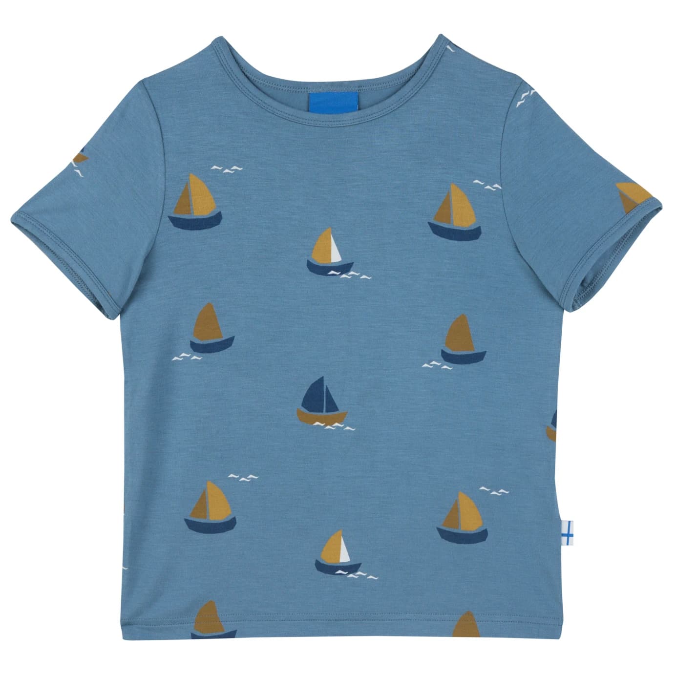 Детска тениска Finkid Kid's Ilta Sun T-shirt - Bluestone