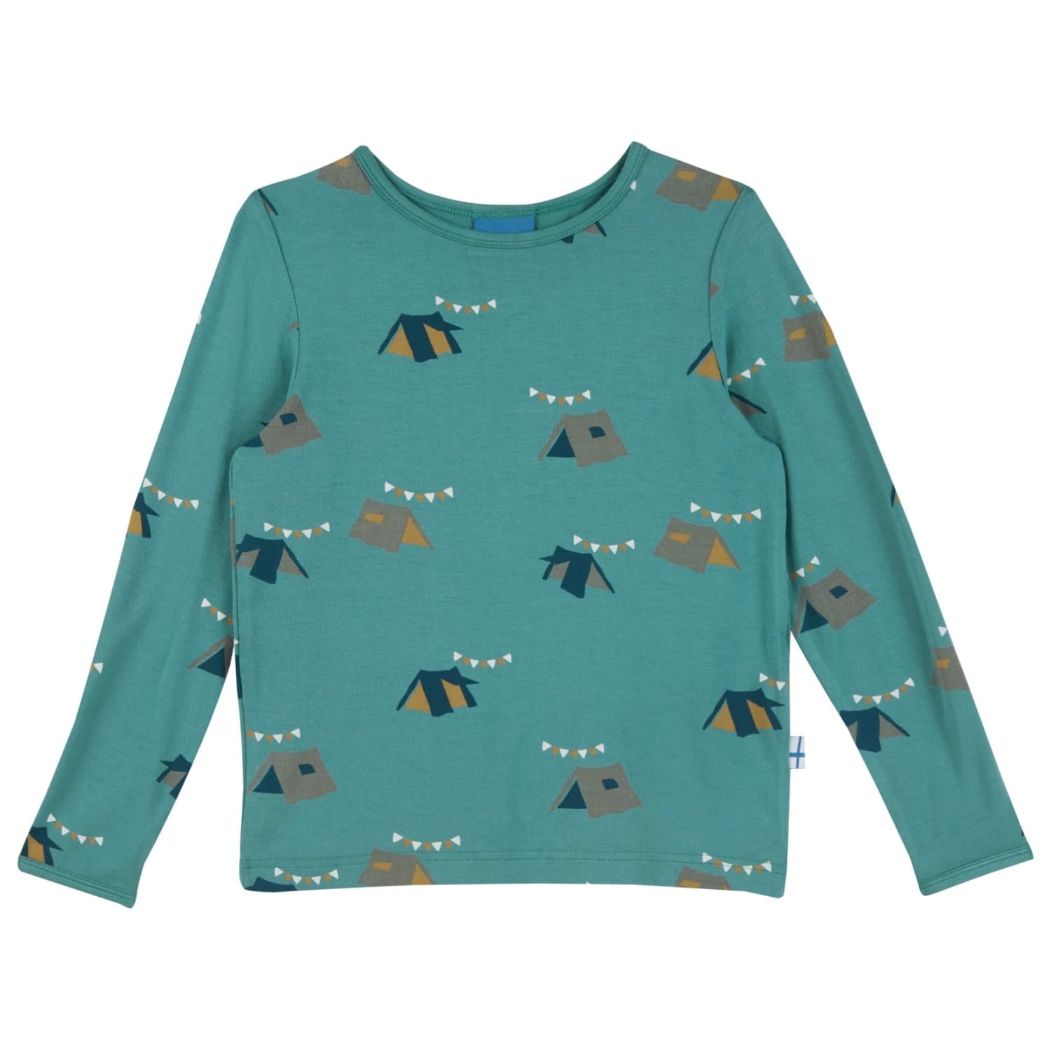 Детска блуза с дълъг ръкав Finkid Kid's Juhannus Sun Longsleeve - Deep Jungle