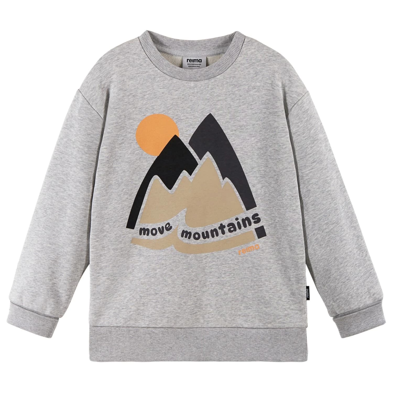Детски пуловер Reima Kid's Collari Jumper - Melange Grey