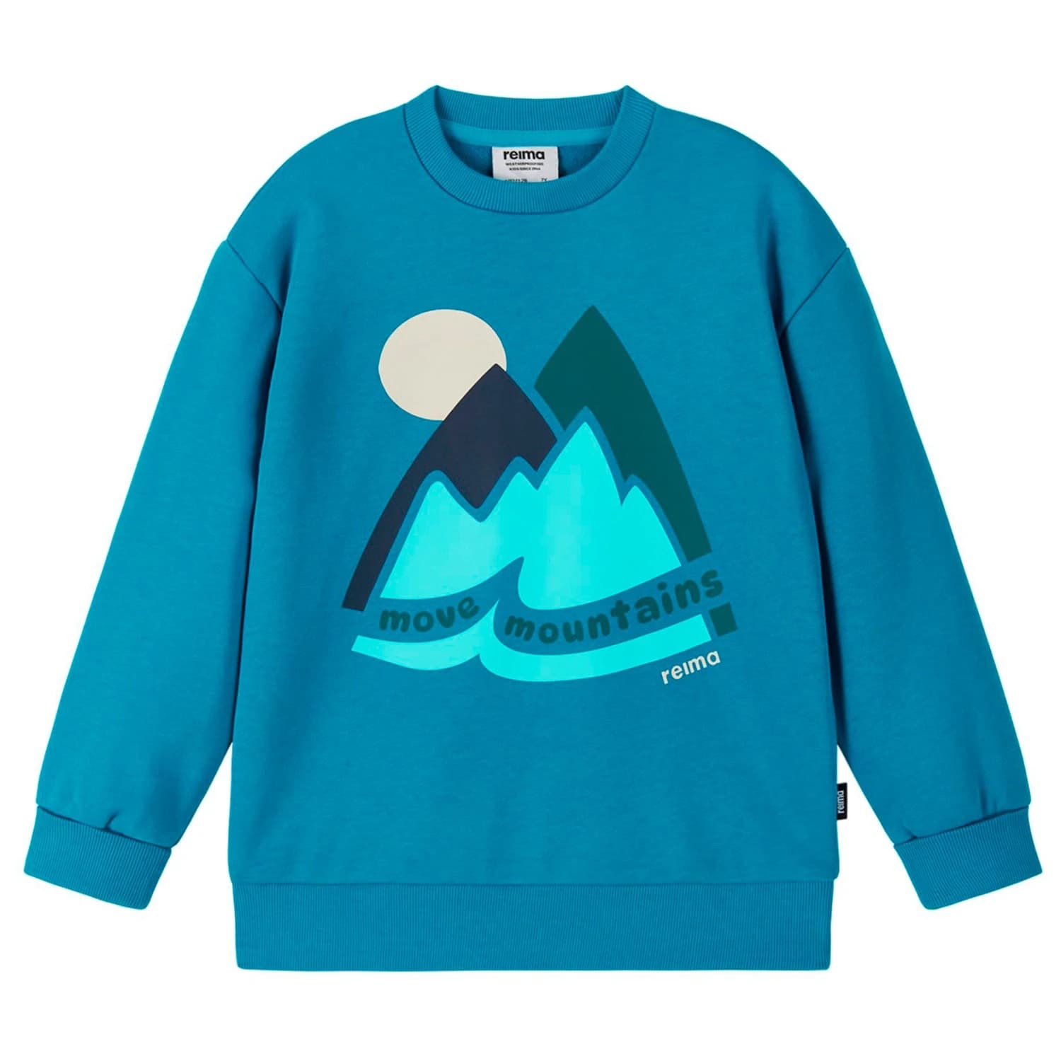 Детски пуловер Reima Kid's Collari Jumper - Aquatic Blue