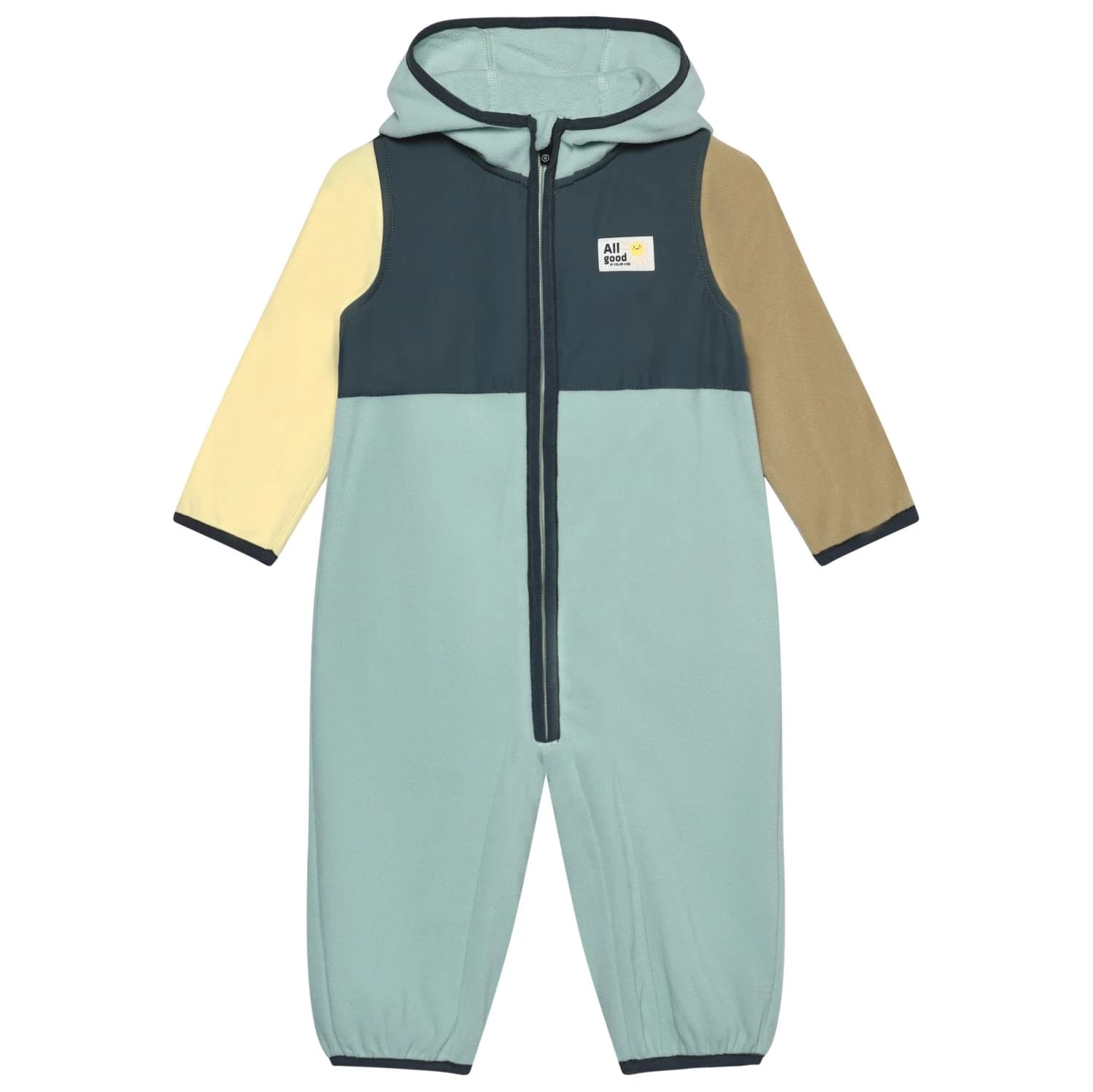 Детски цял костюм Color Kids Baby's Fleece Suit Overall - Ether