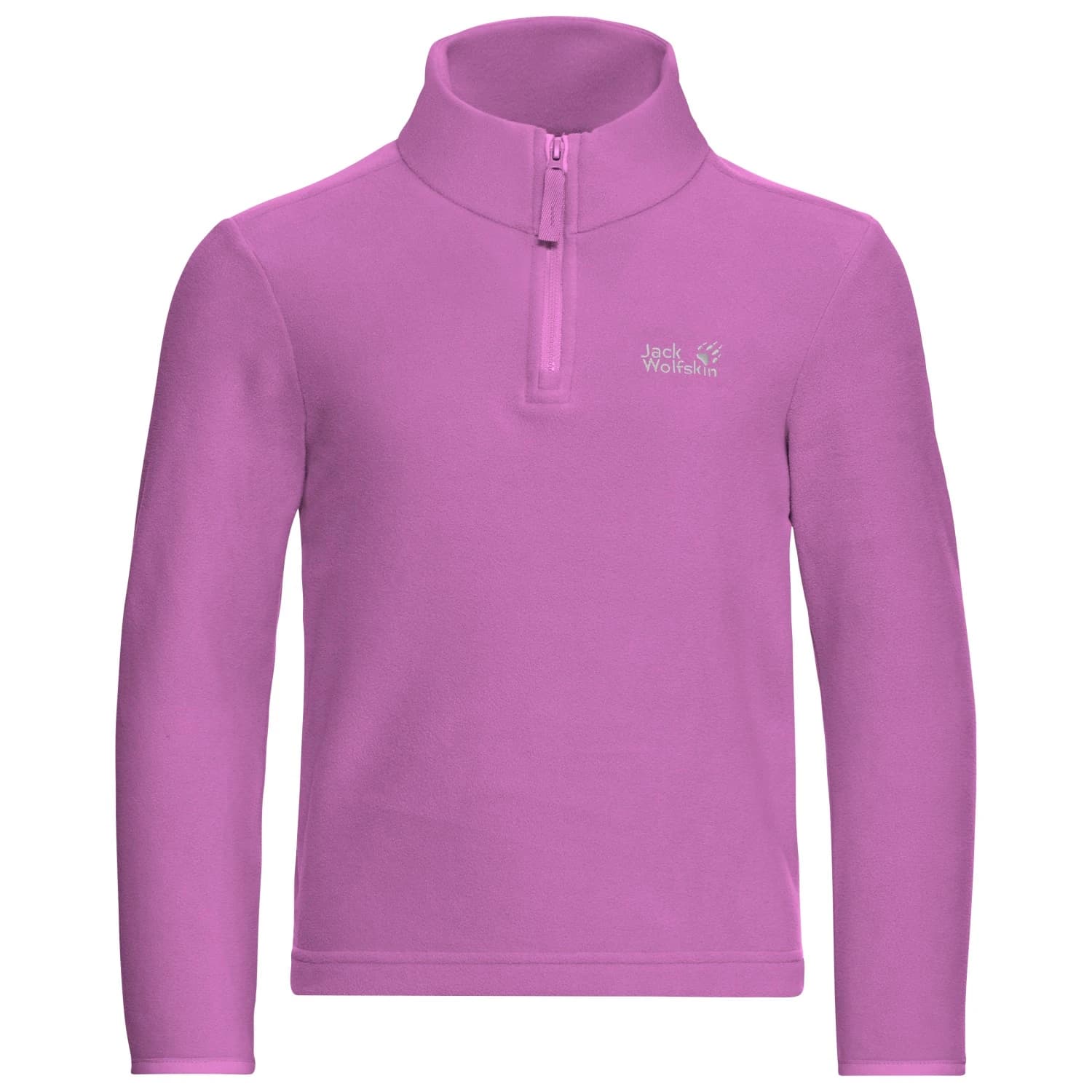 Детски поларен пуловер Jack Wolfskin Kid's Taunus 100 Halfzip Fleece jumper - Foxglove