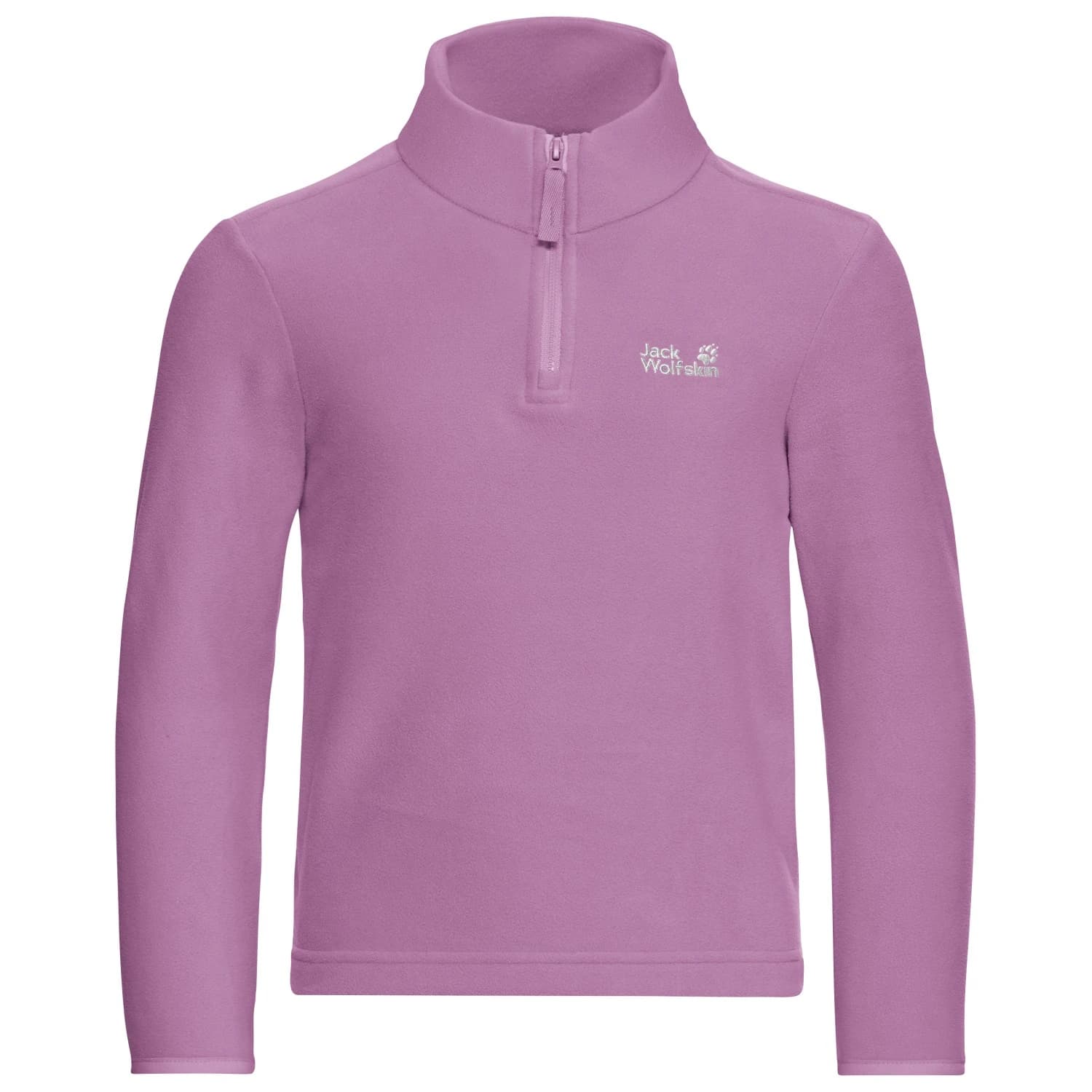 Детски поларен пуловер Jack Wolfskin Kid's Taunus 100 Halfzip Fleece jumper - Vivid Orchid