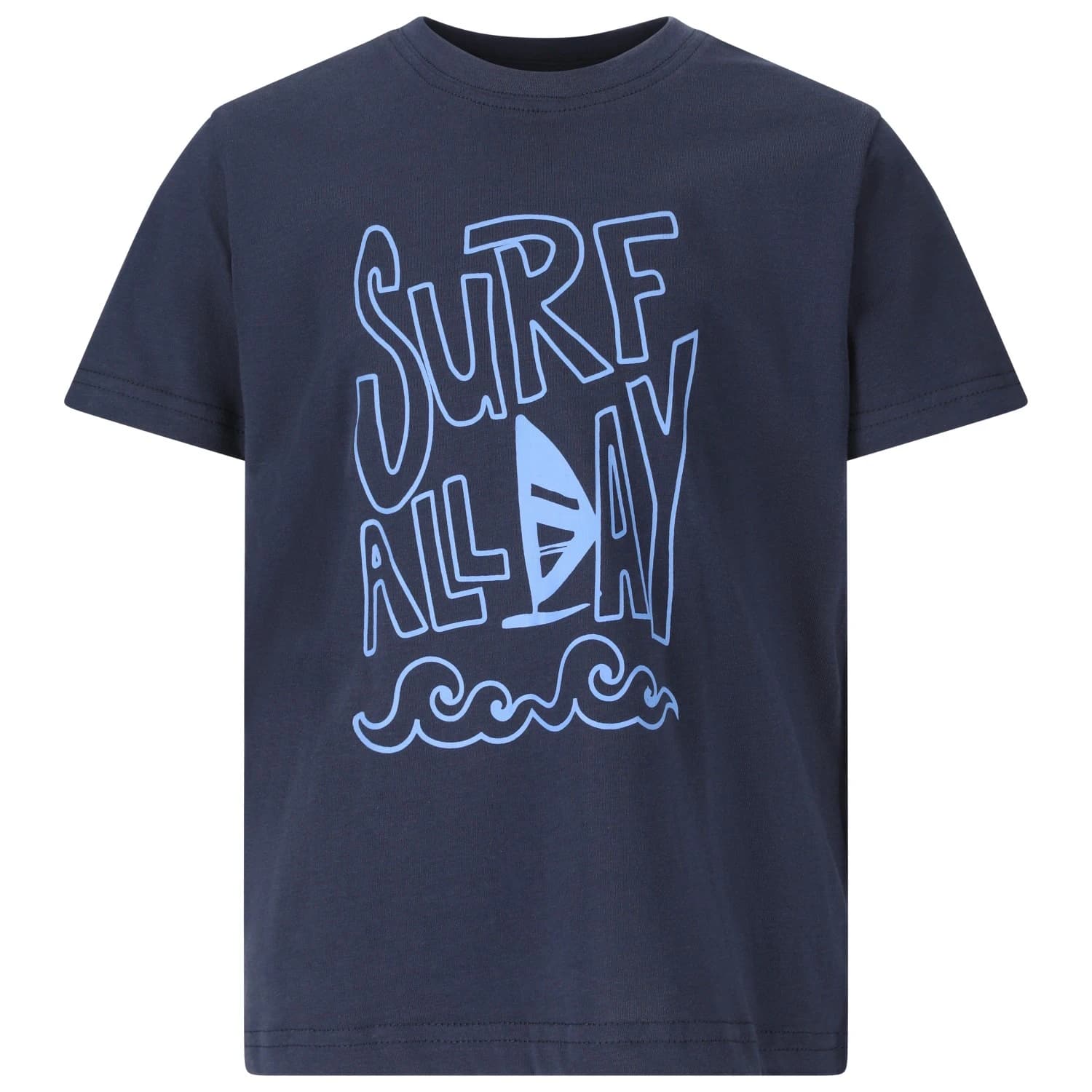 Детска тениска Zig zag Kid's Beachtime S/S T-Shirt - Navy