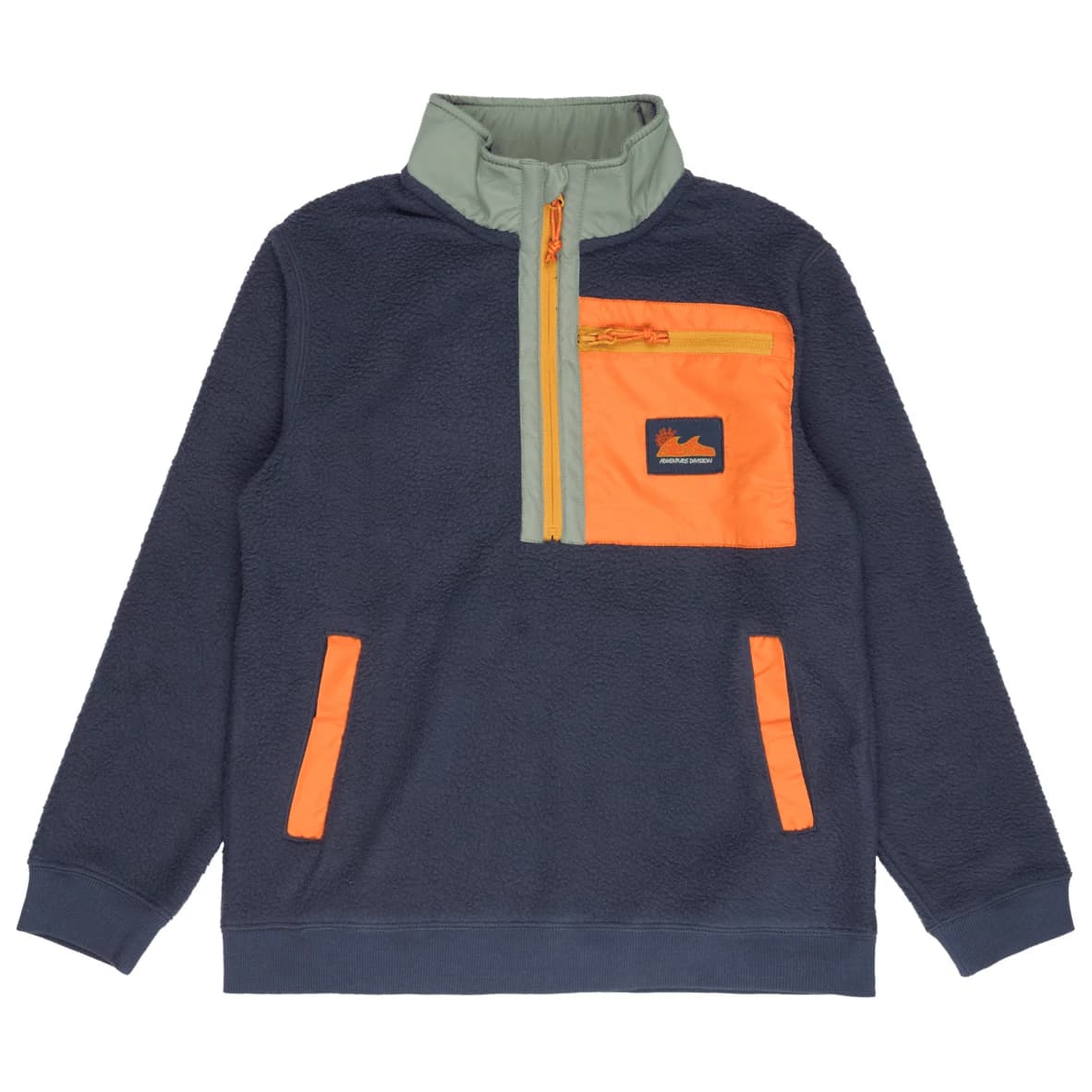 Детски поларен пуловер Billabong Kid's Boundary Shore Fleece jumper - Ombre Blue