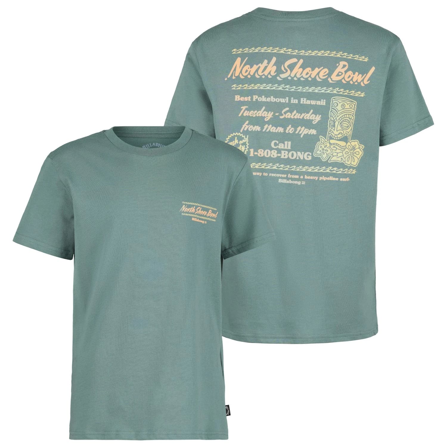 Детска тениска Billabong Kid's Food Court S/S T-shirt - Sea Green