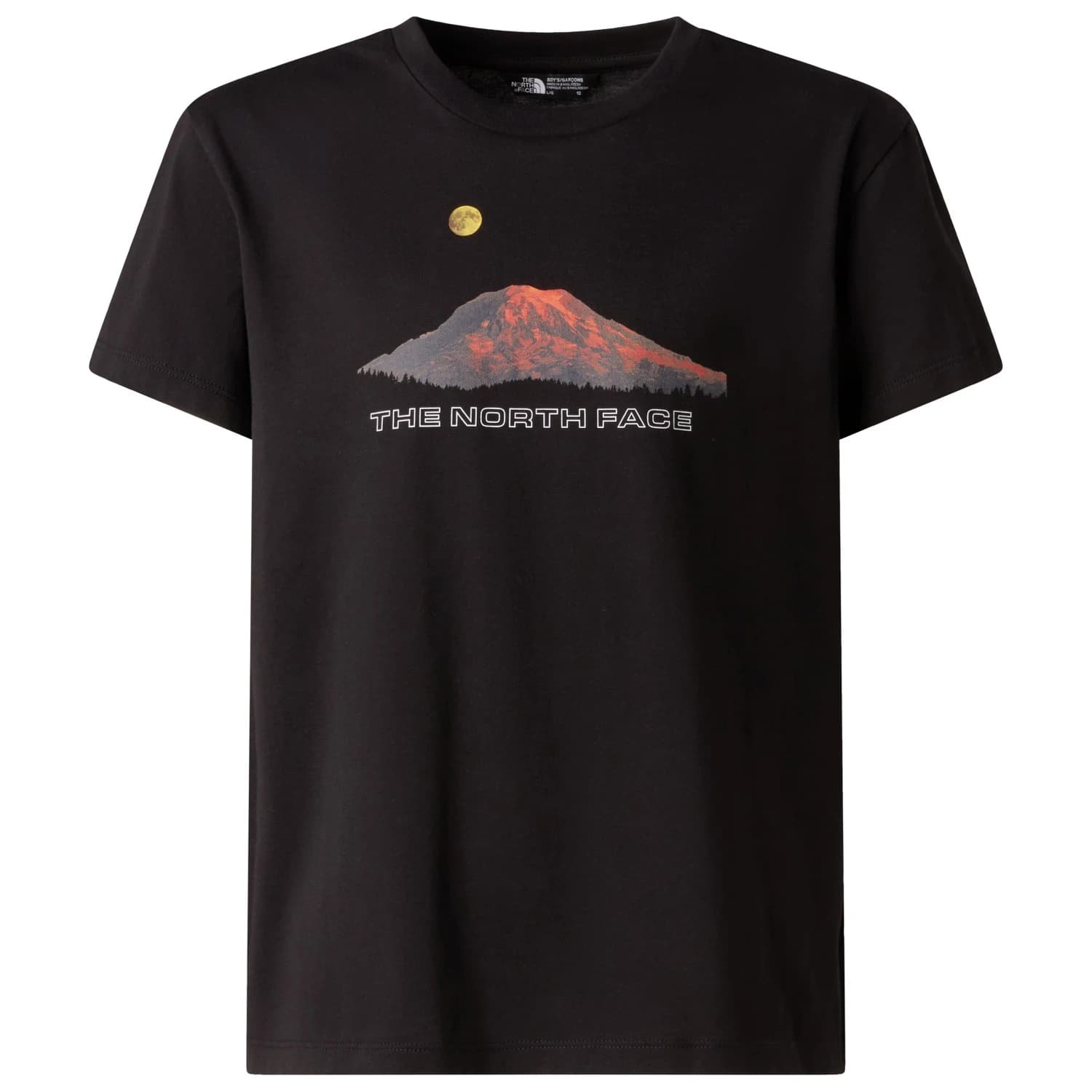 Тениска The north face Boy's Mountain Night Relaxed S/S Tee T-shirt - Black