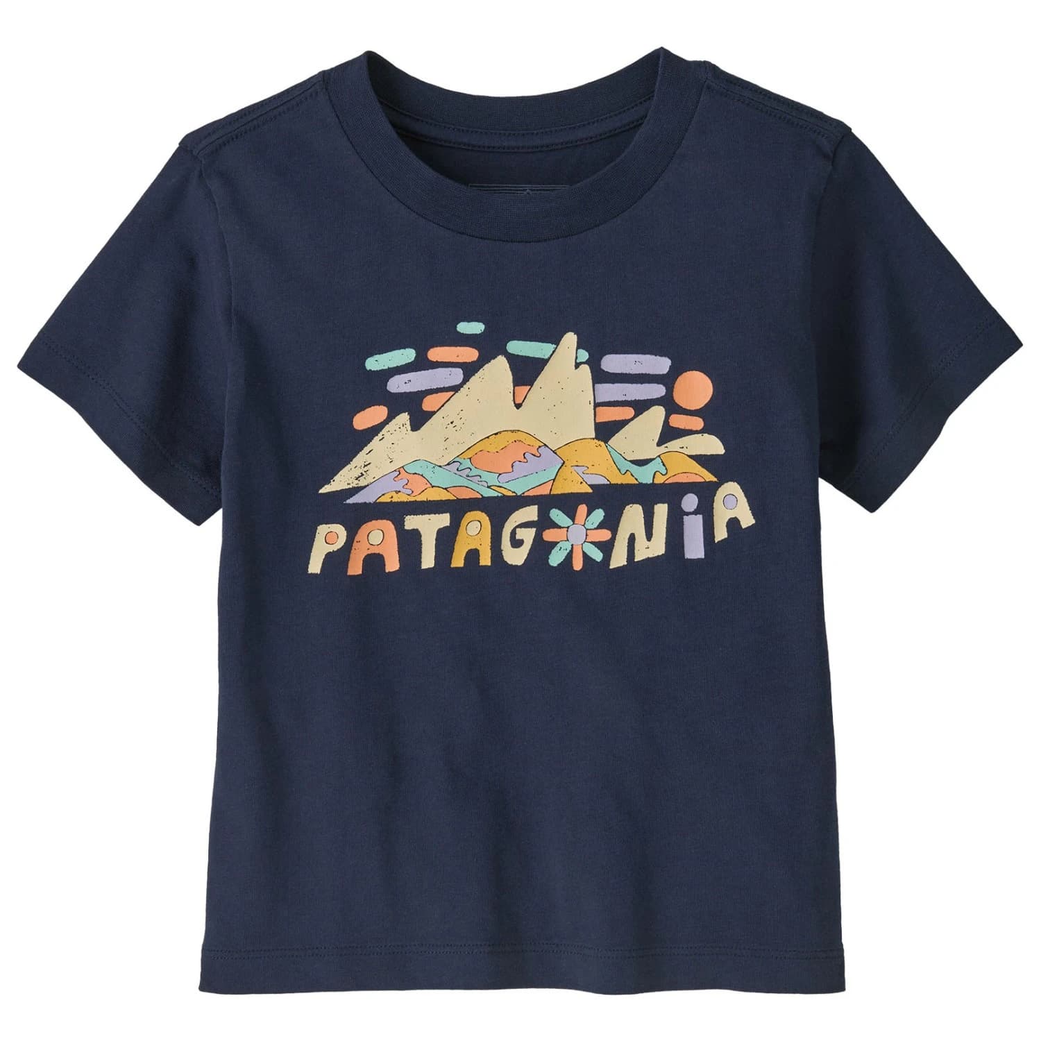 Тениска Patagonia Baby's Graphic T-Shirt - Fitz Roy Superbloom: New Navy