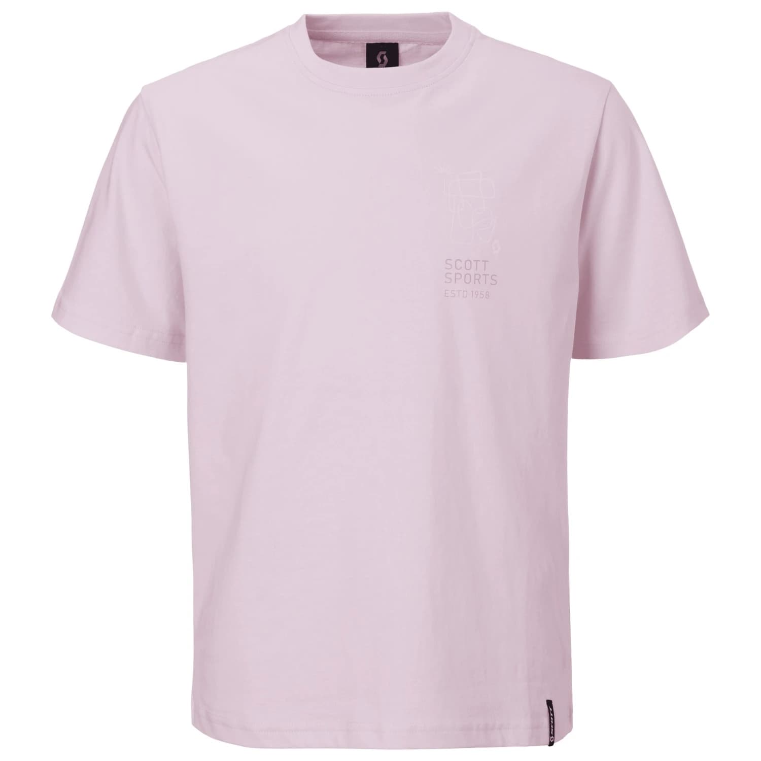Детска тениска Scott Kid's Tee Graphic S/S T-shirt - Bliss Pink