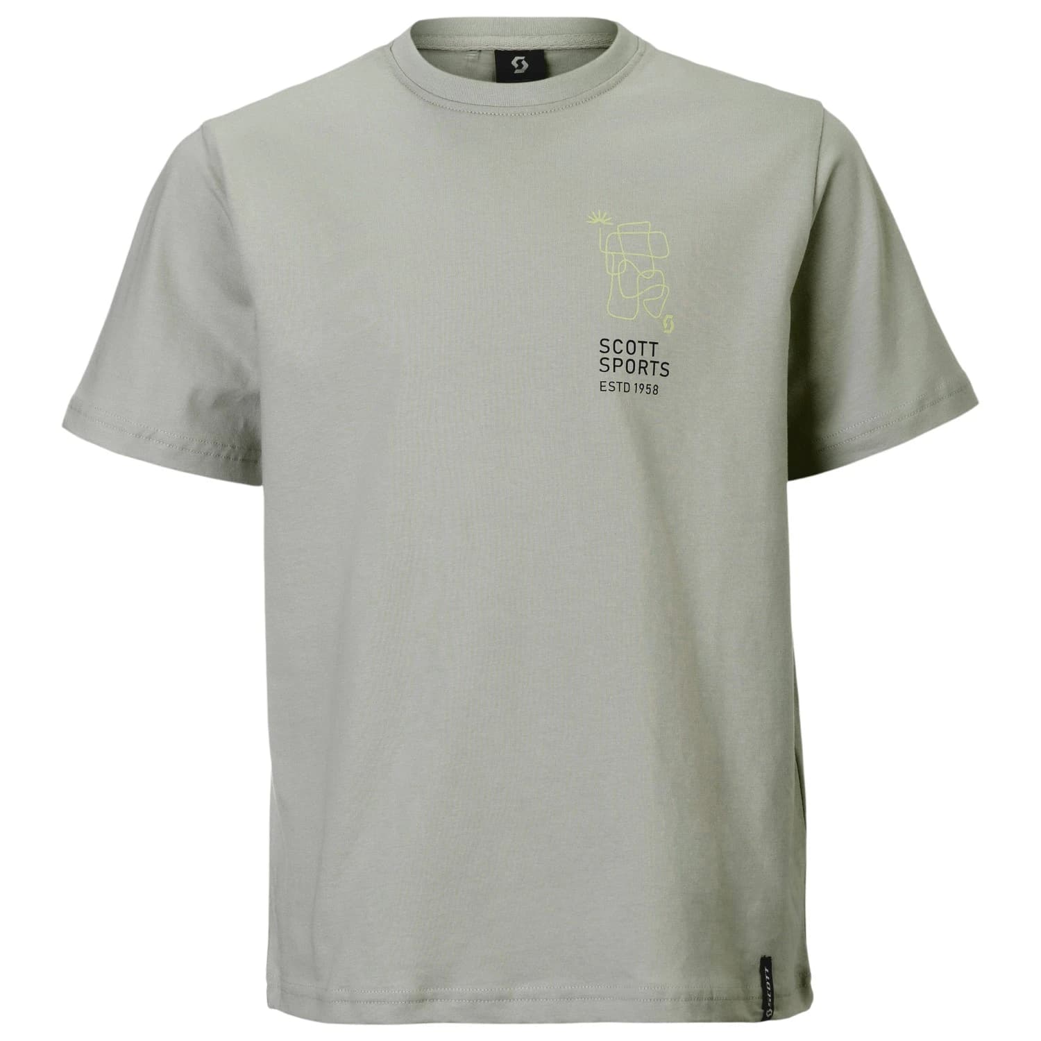 Детска тениска Scott Kid's Tee Graphic S/S T-shirt - Spray Grey