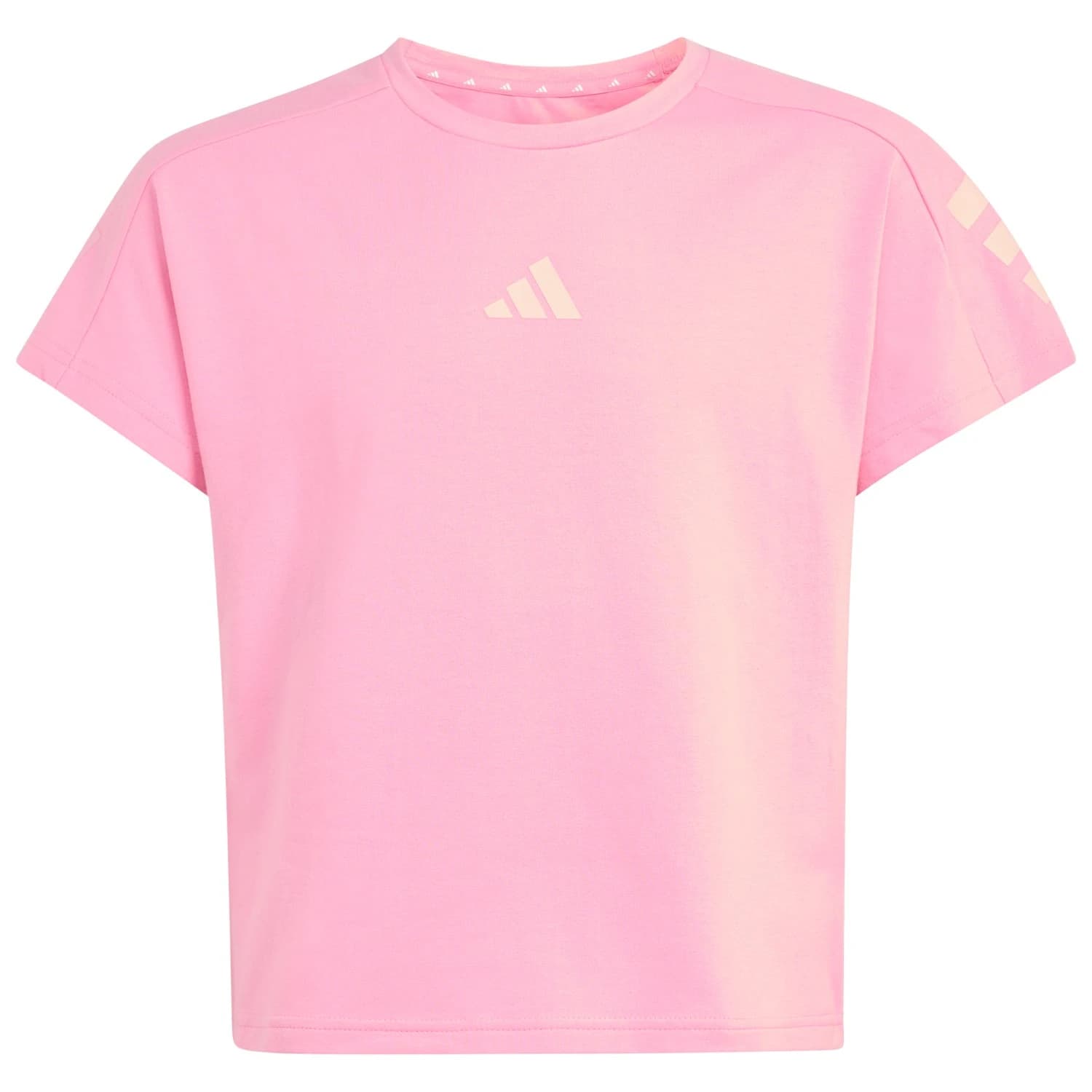 Детска тениска adidas Kid's Future Icons 3-Stripes Tee T-shirt - St Tropic Bloom / True Pink