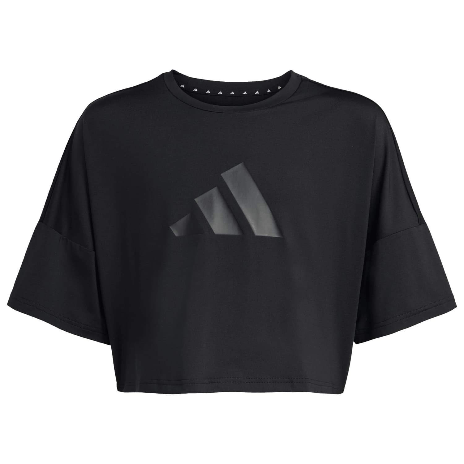 Детска спортна тениска adidas Kid's Sport Icon Crop Tee Sport shirt - Black / Black