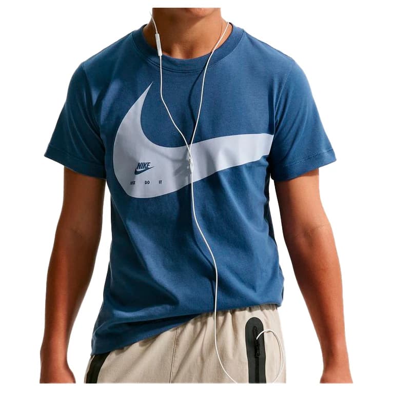 Детска тениска Nike Kid's NSW Tee Club Energy T-shirt - Mystic Navy