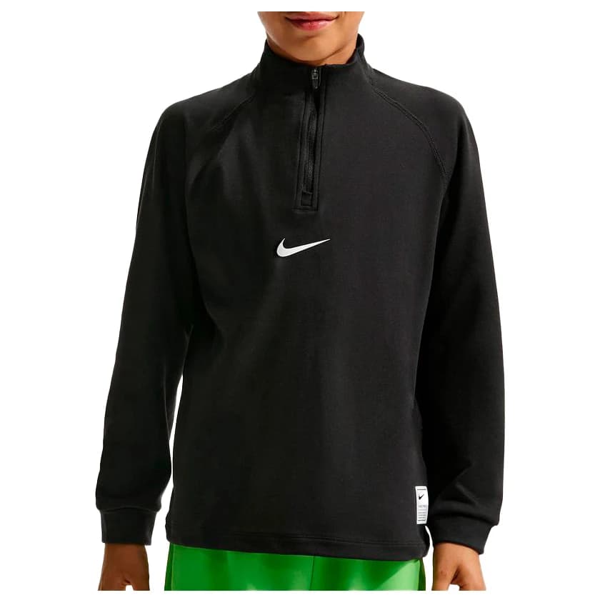 Детска блуза с дълъг ръкав Nike Kid's Pro Dri-FIT Long-Sleeve Training Top Longsleeve - Black / White