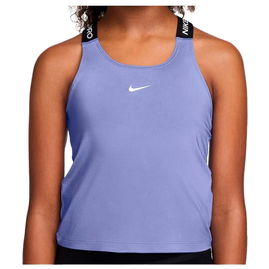 Детски потник с широка презрамка Nike Kid's Pro Dri-Fit Tank Top - Light Thistle / Black / White