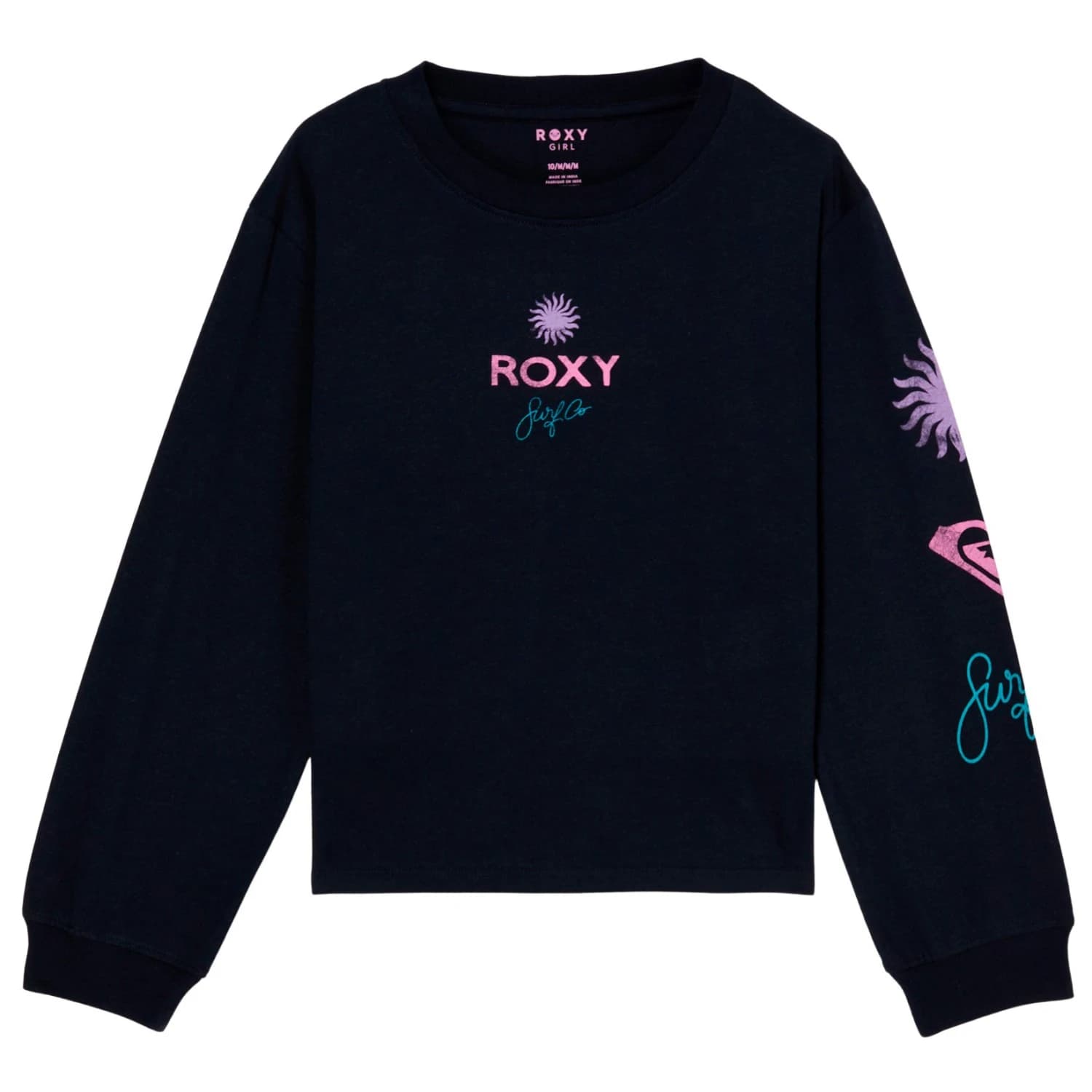 Детски пуловер Roxy Kid's Orchidregular L/S Jumper - Anthracite