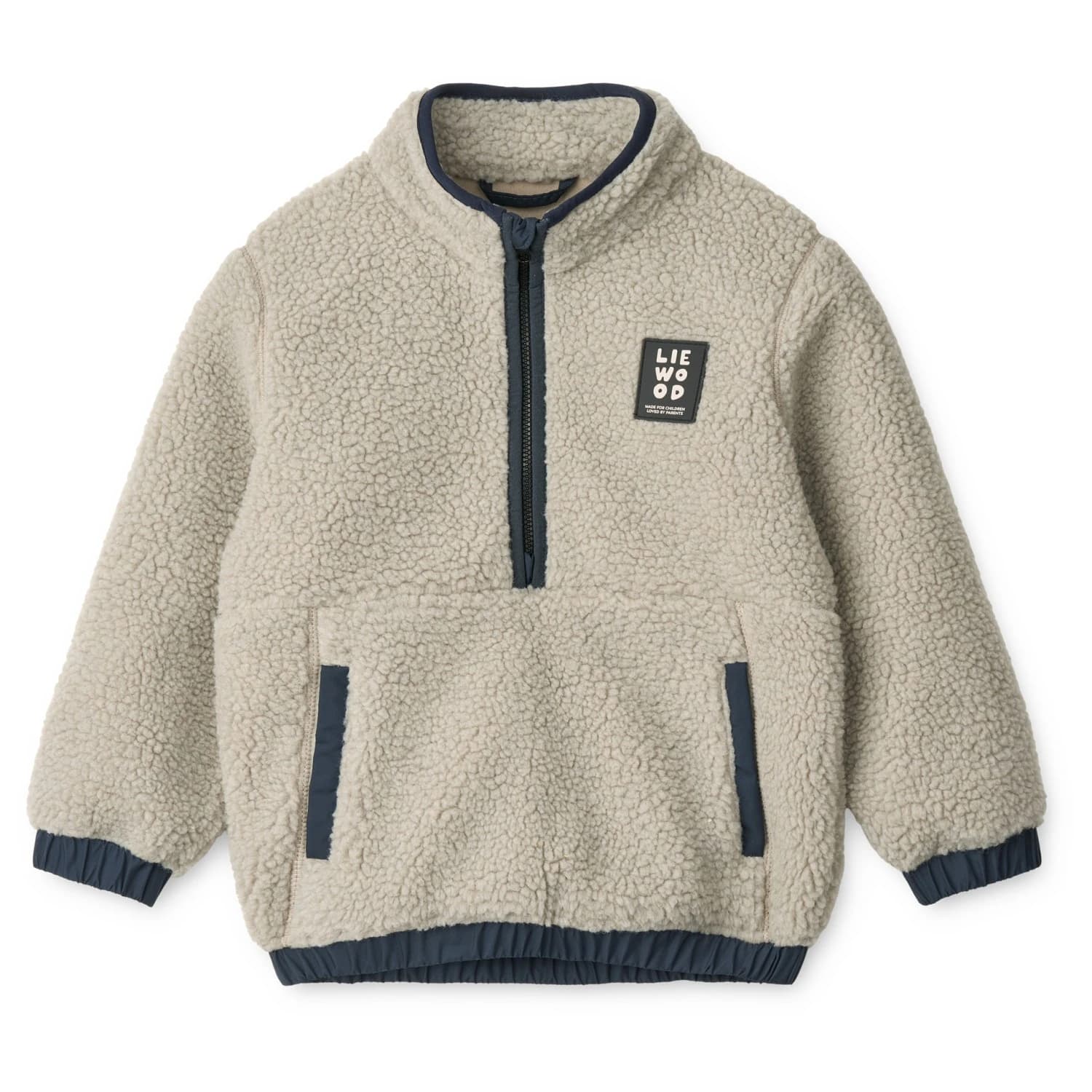 Детски поларен пуловер LIEWOOD Kid's Balou Pile Sweatshirt Fleece jumper - Mist