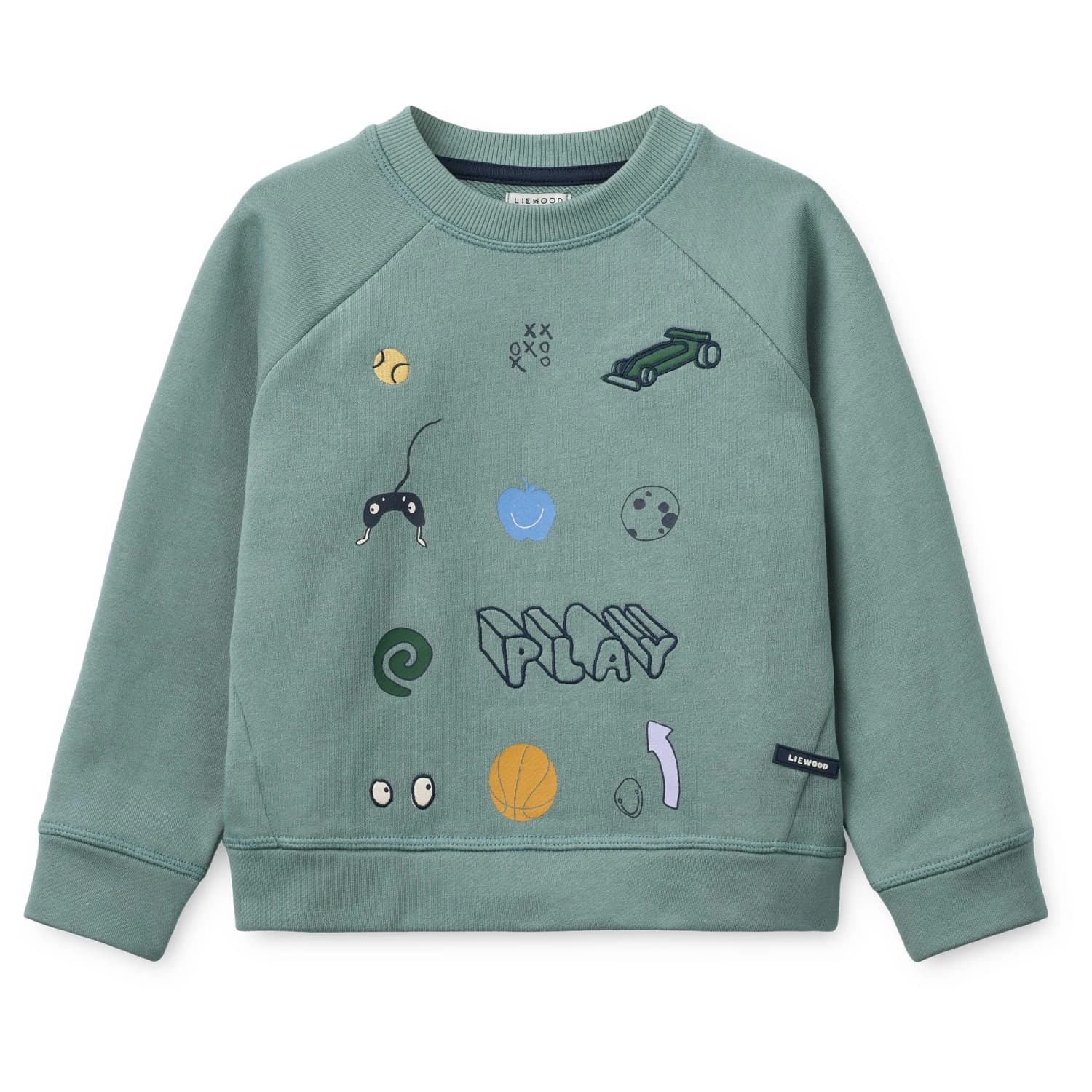 Детски пуловер LIEWOOD Kid's Orson Sweatshirt Jumper - Play / Dusty Peppermint