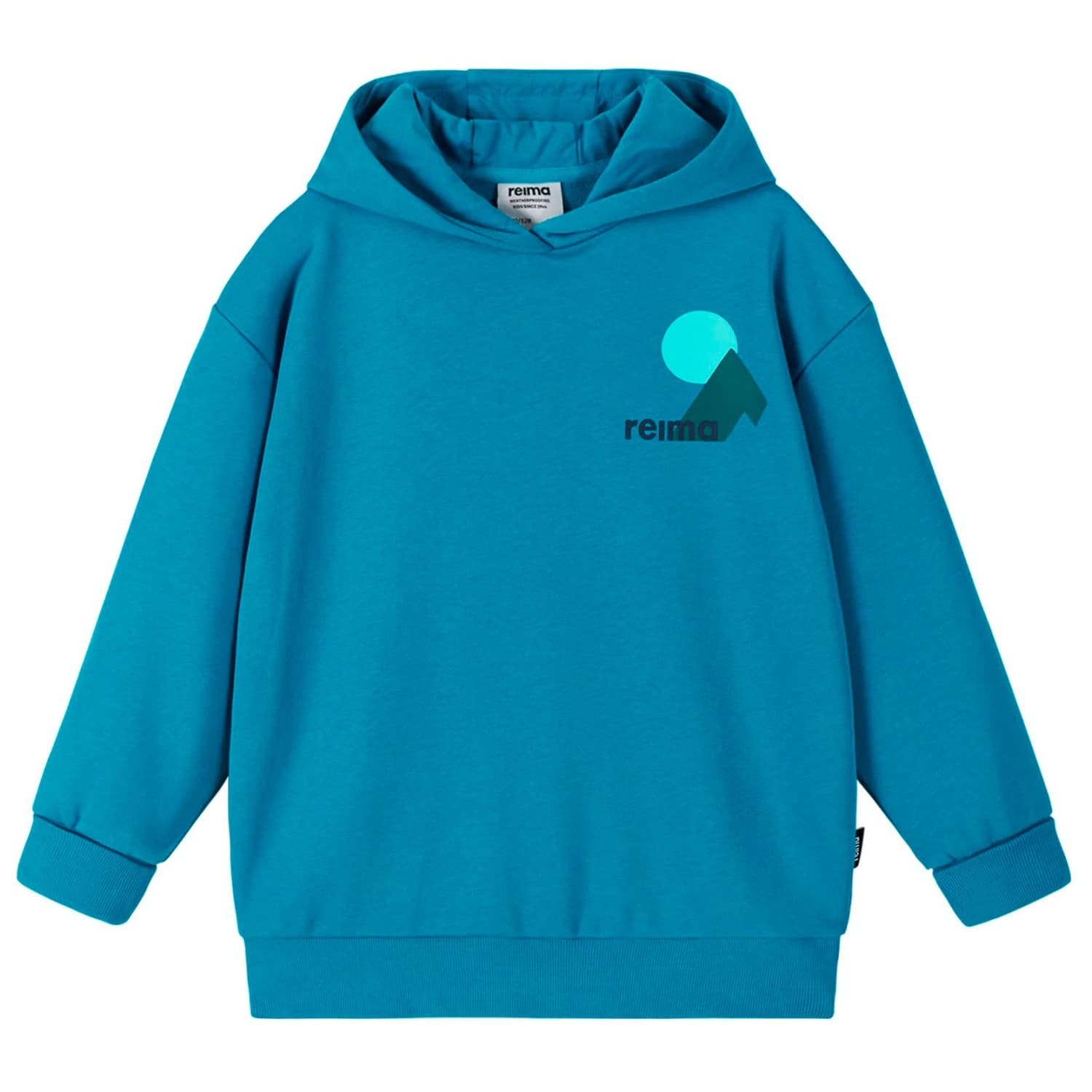 Детски суичър Reima Kid's Huppis Hoodie - Aquatic Blue