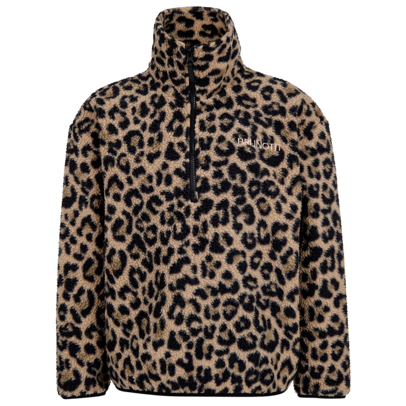Детски поларен пуловер Brunotti Kid's Rezany-Print Fleece jumper - Black