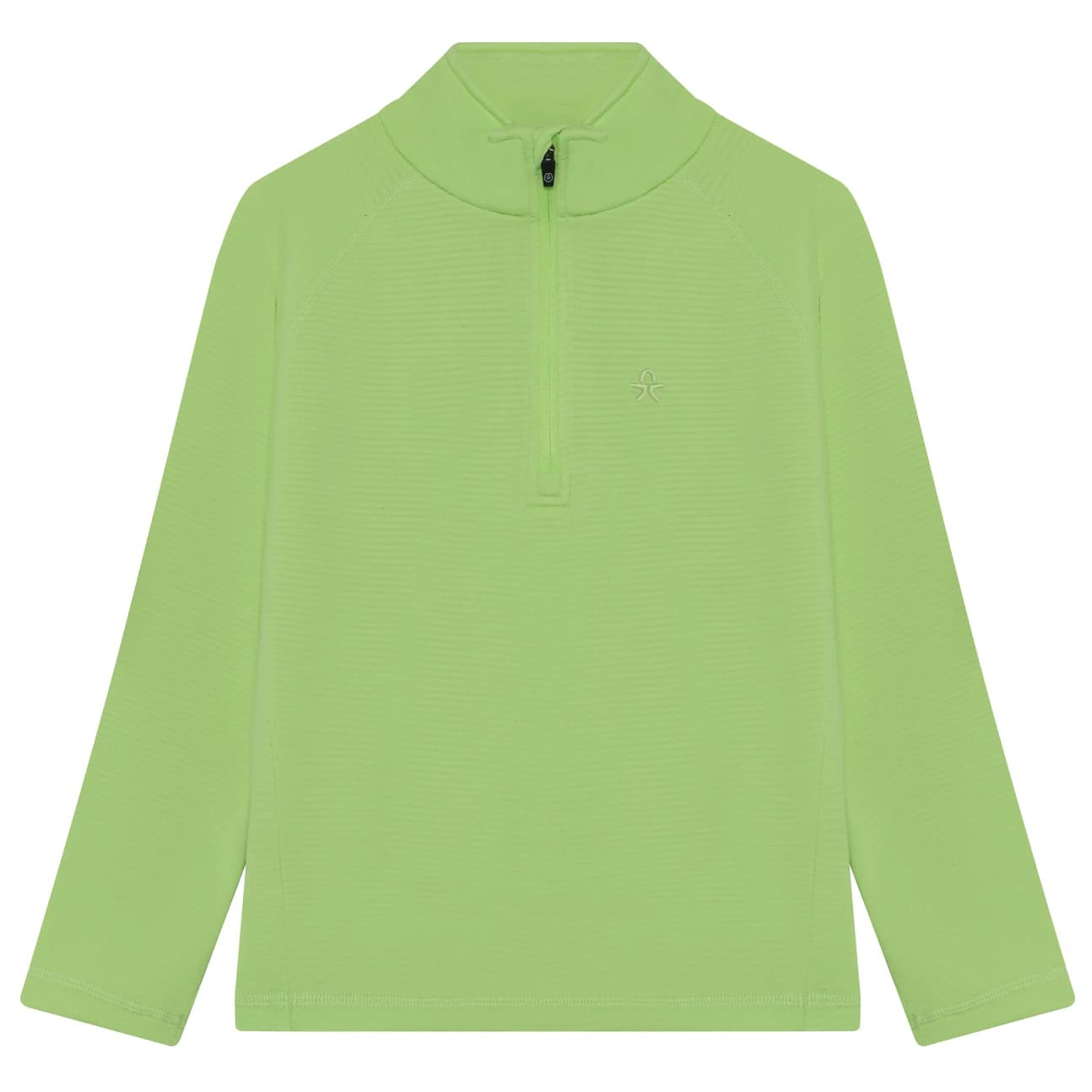 Детски поларен пуловер Color Kids Kid's Fleece Pulli Stretch Fleece jumper - Sharp Green