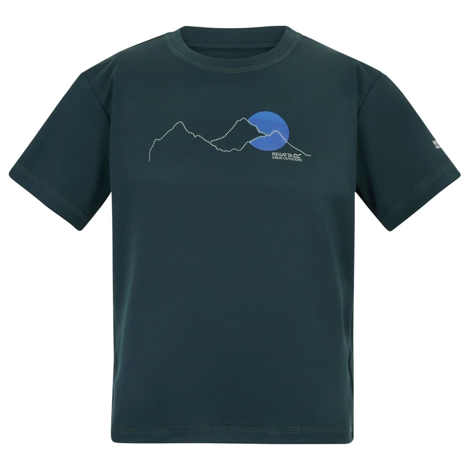 Детска спортна тениска Regatta Kid's Alvarado Sport shirt - Night Sky