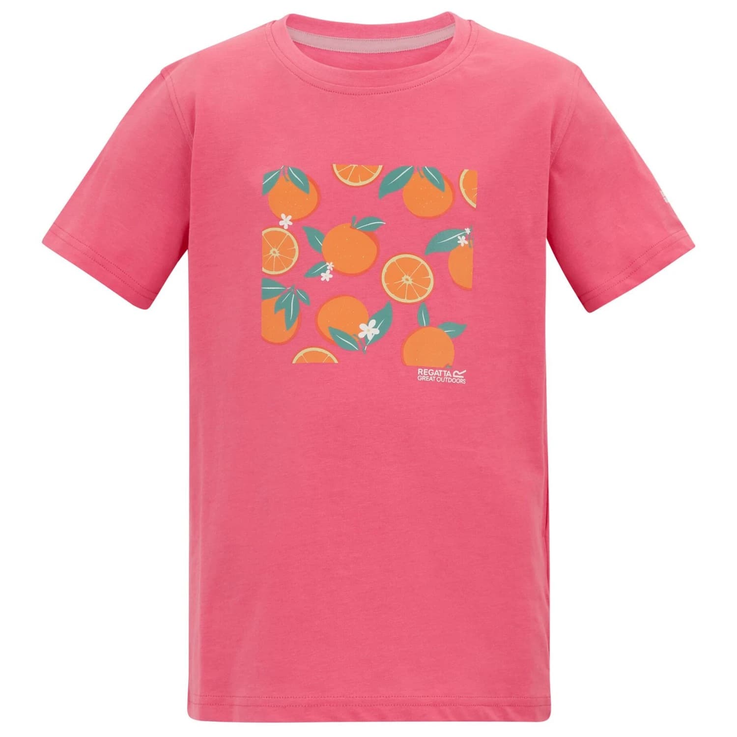 Детска тениска Regatta Kid's Bosley T-shirt - Pink Lemnde