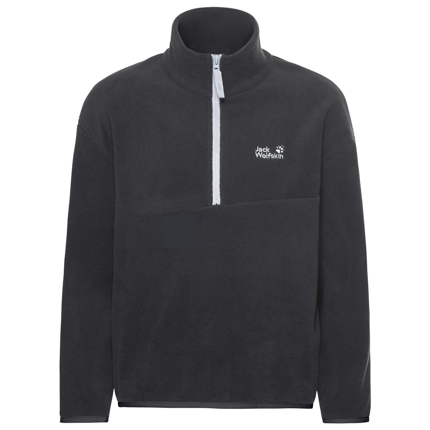 Детски поларен пуловер Jack Wolfskin Kid's Taunus 100 Rebel Halfzip Fleece jumper - Paw Black
