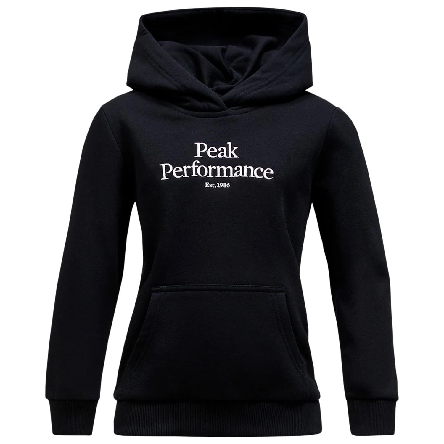 Детски суичър Peak Performance Kid's Junior Original Hood Hoodie - Black / Off White