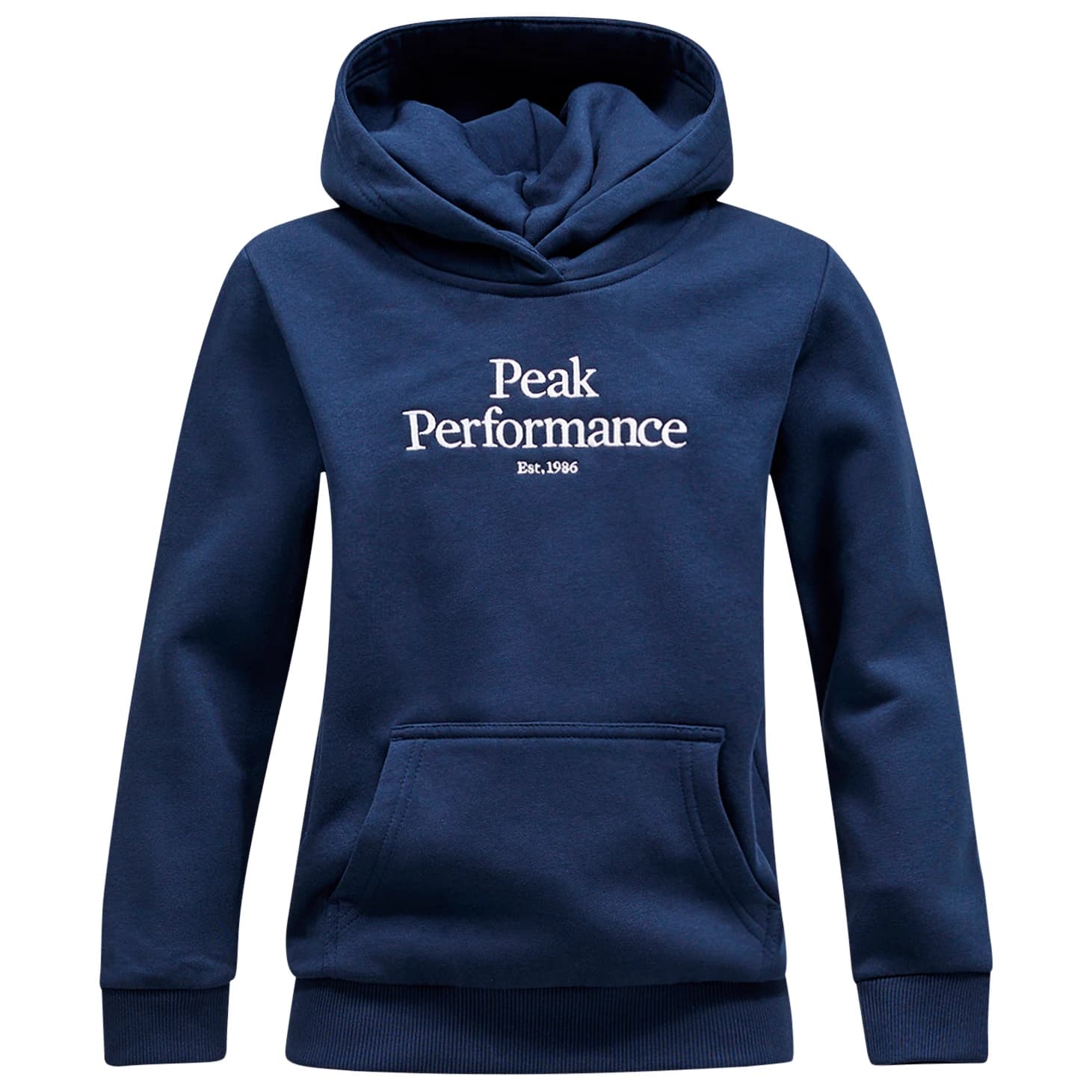 Детски суичър Peak Performance Kid's Junior Original Hood Hoodie - Blue Shadow / Off White