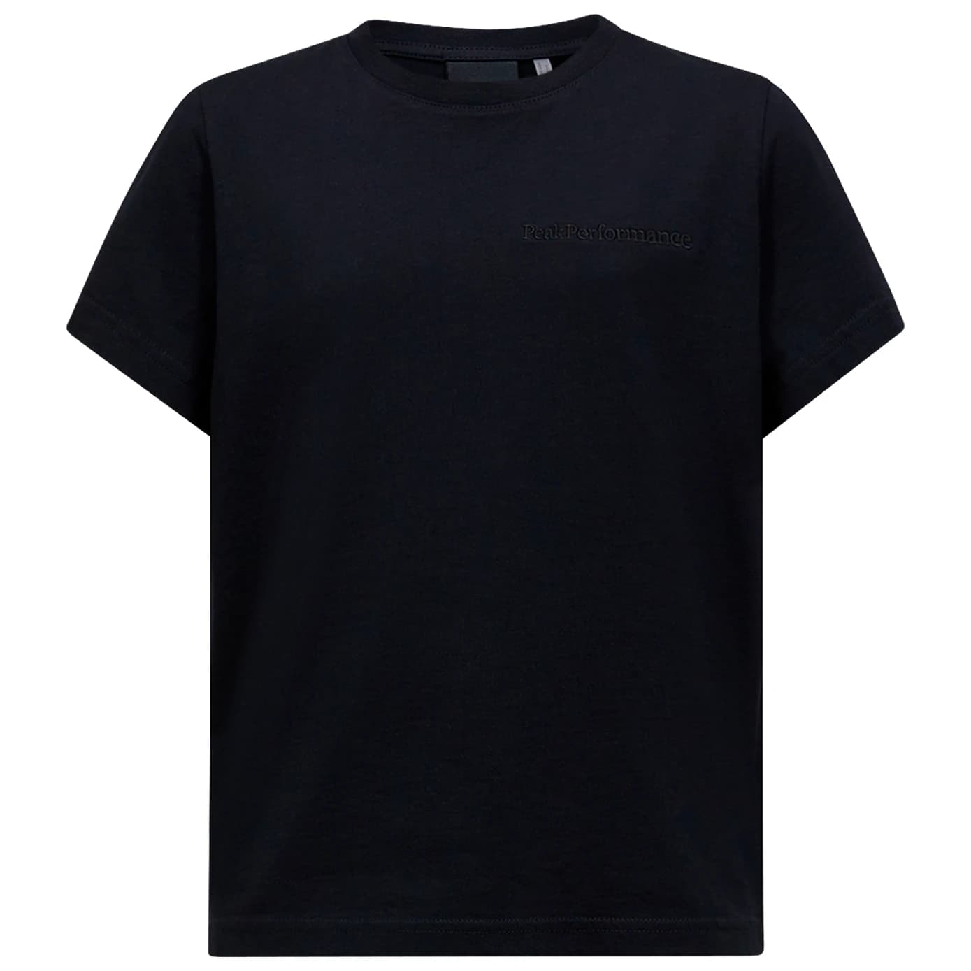 Детска тениска Peak Performance Kid's Junior Original Small Logo Tee T-shirt - Black