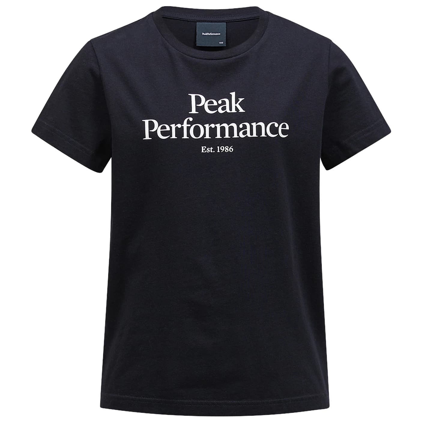Детска тениска Peak Performance Kid's Junior Original Tee T-shirt - Black / Off White