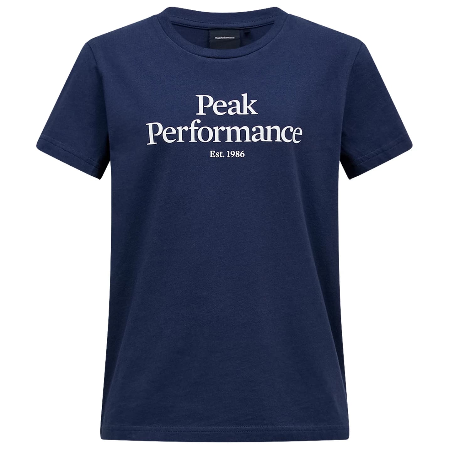 Детска тениска Peak Performance Kid's Junior Original Tee T-shirt - Blue Shadow / Off White