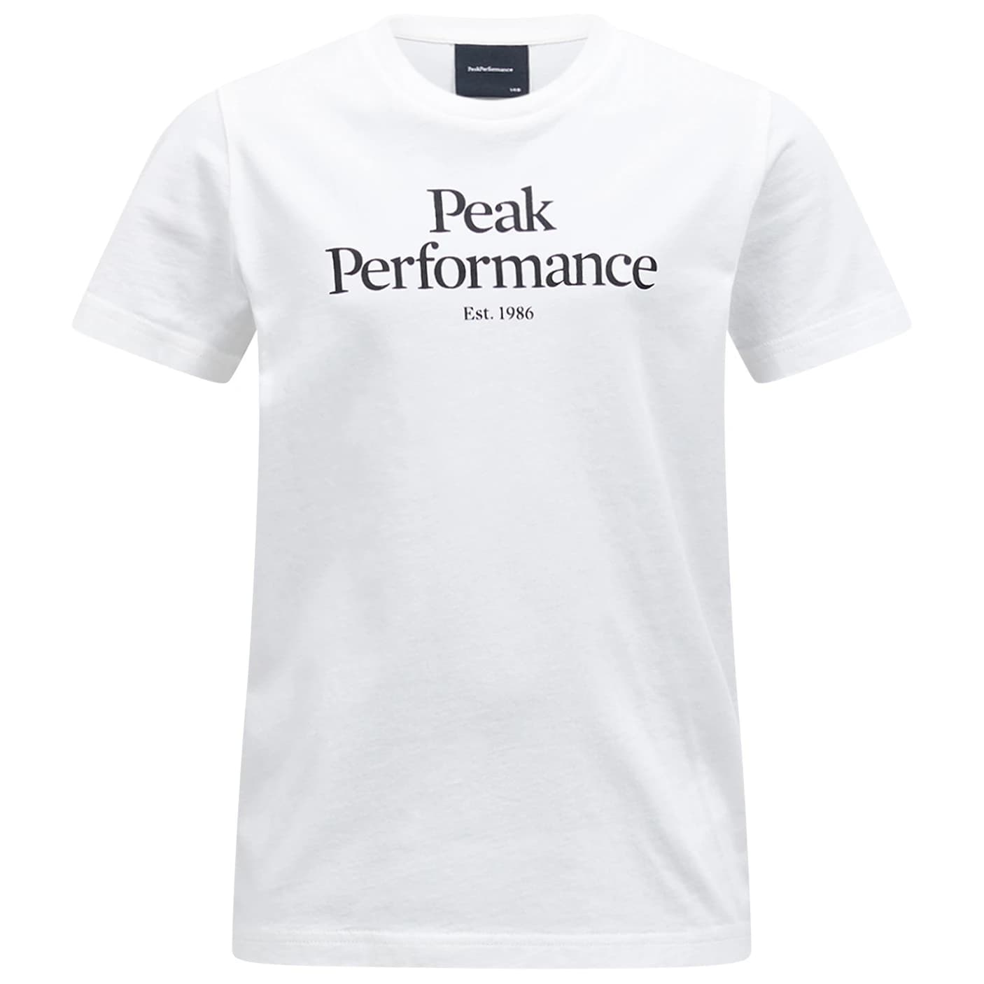 Детска тениска Peak Performance Kid's Junior Original Tee T-shirt - Off White / Black