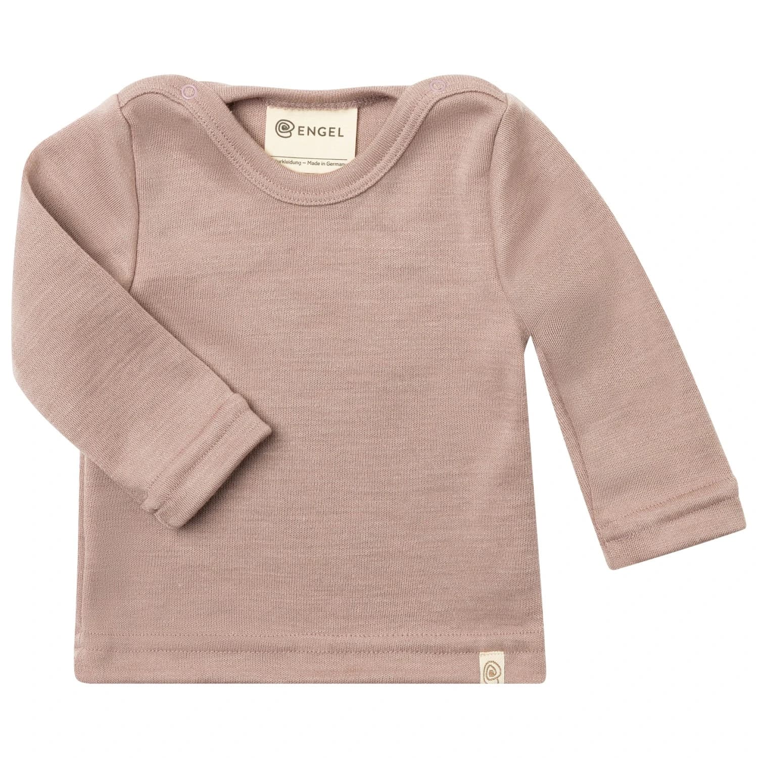 Мериносова блуза Engel Baby Shirt L/S Merino shirt - Dustyrose