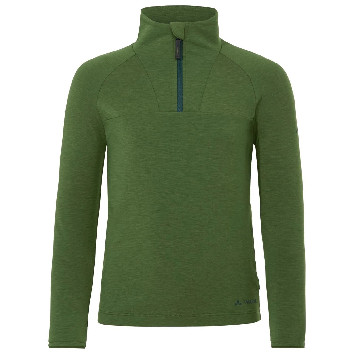 Детски поларен пуловер Vaude Kid's Rokua Halfzip Fleece jumper - Thyme