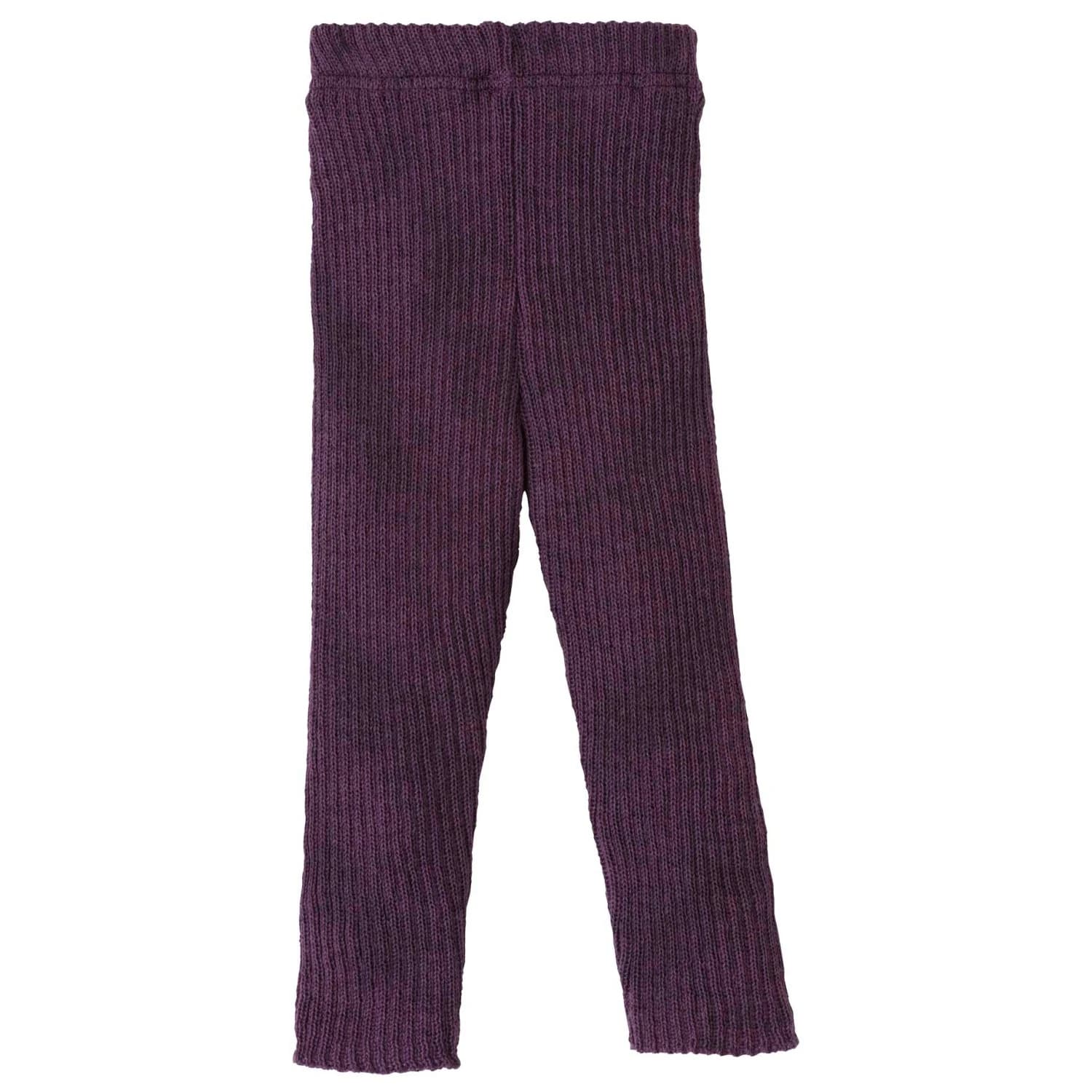 Детски клин disana Kid's Strick-Leggings Light Leggings - Aubergine