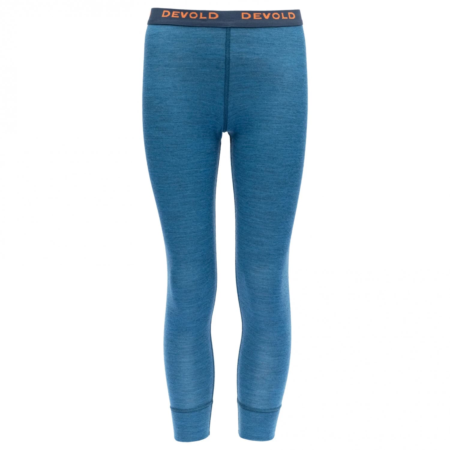 Детско мериносово термобельо Devold Breeze Kid Long Johns Merino base layer - Blue Melange