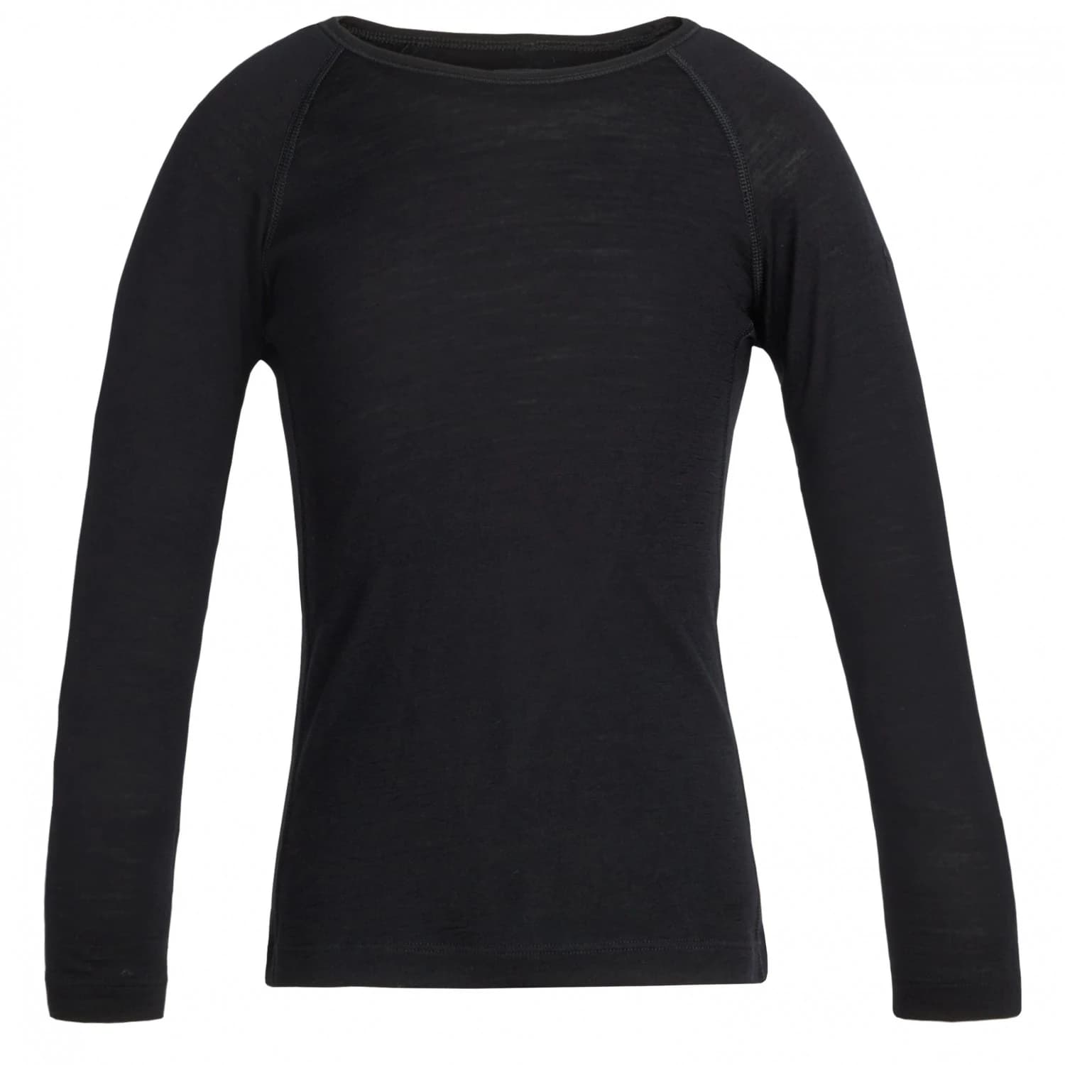 Детско мериносово термобельо Icebreaker Kids 200 Oasis L/S Crewe Merino base layer - Black