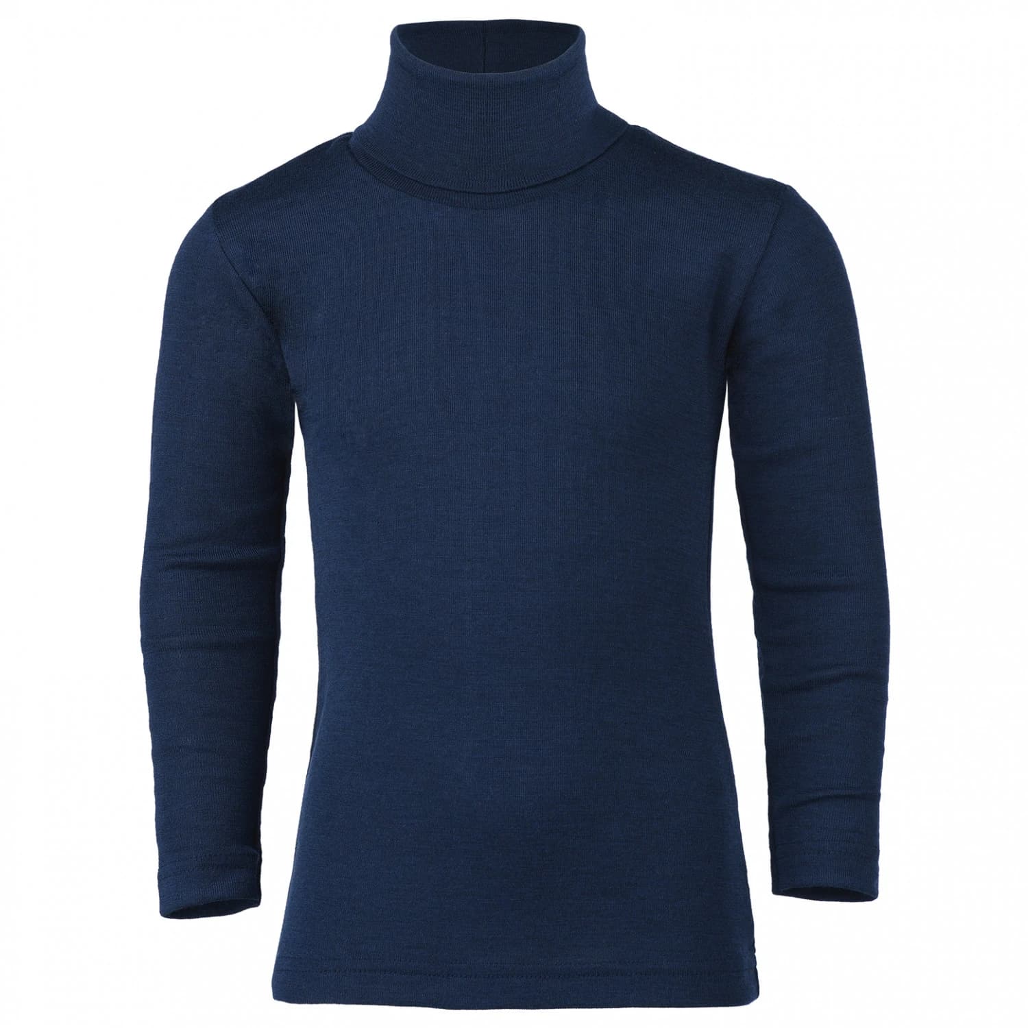 Детско копринено термобельо Engel Kids' Roll Neck Merino base layer - Marine