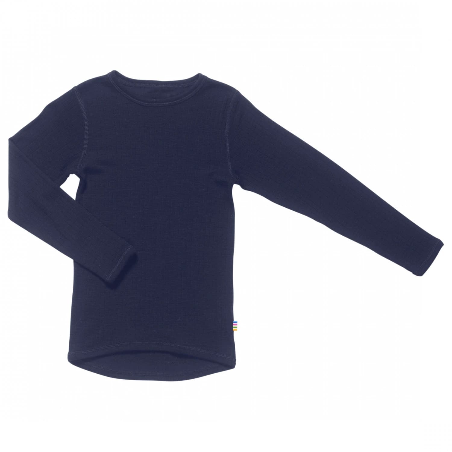 Детско мериносово термобельо Joha Kid's Shirt L/S Basic Merino base layer - Navy