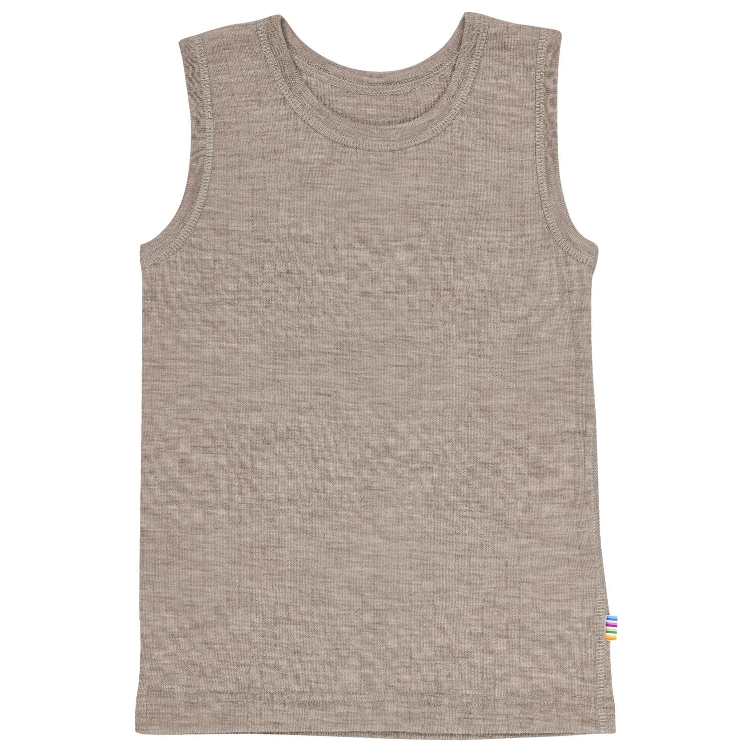 Детско мериносово термобельо Joha Kid's Undershirt Basic Merino base layer - Sesame Melange