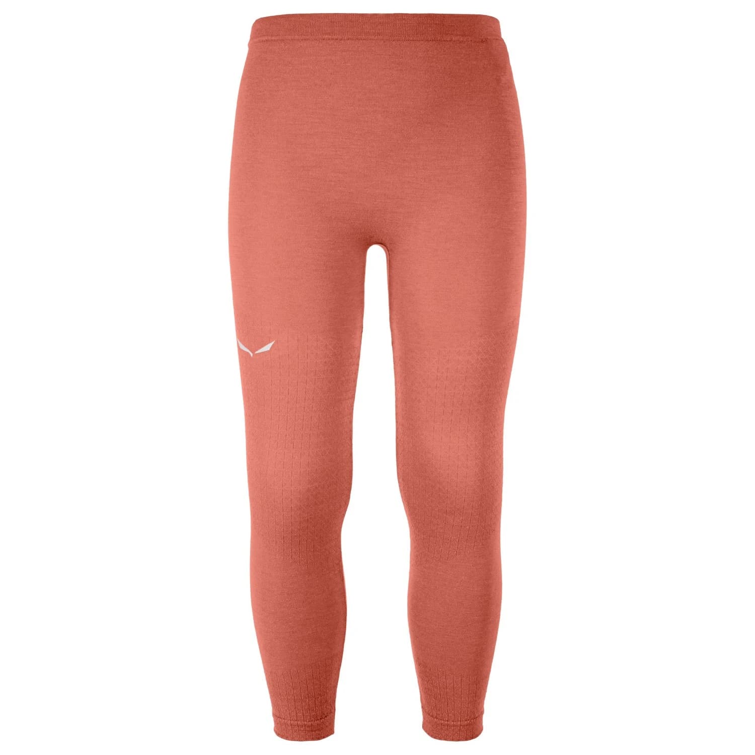 Детско мериносово термобельо Salewa Kid's Zebru Medium Warm AMR Tight Merino base layer - Etruscan Red