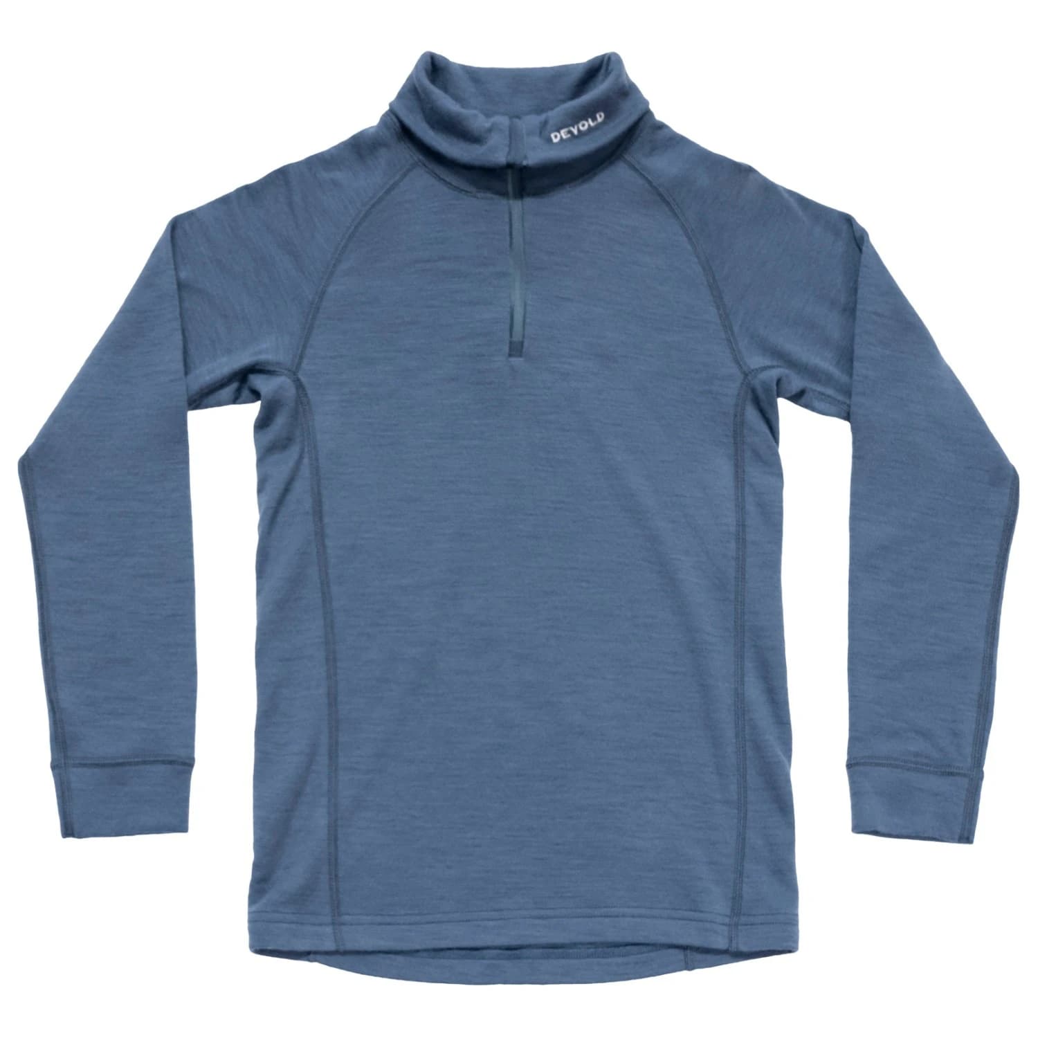 Мериносово термобельо Devold Junior Duo Active Merino Zip Neck Merino base layer - Berry