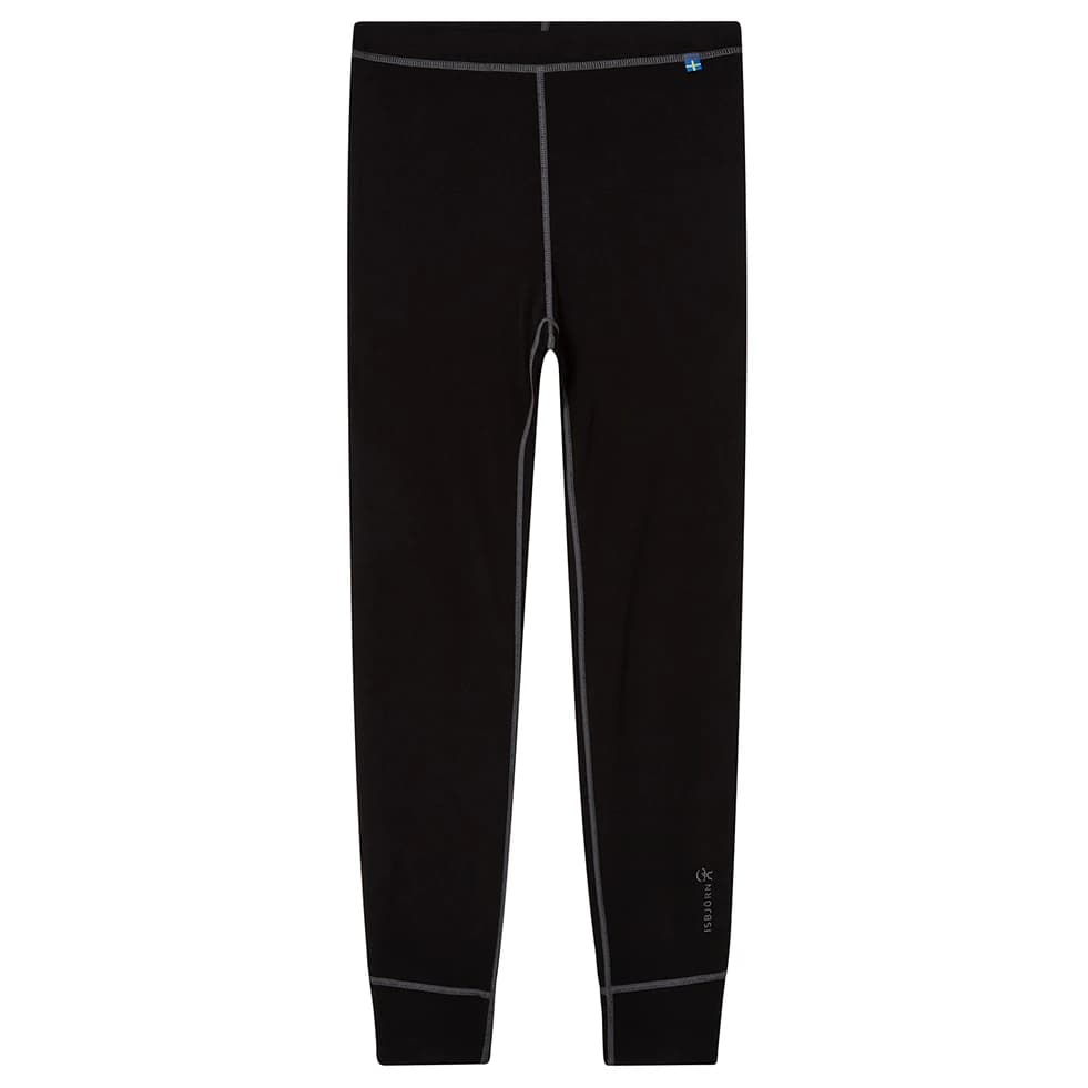 Мериносово термобельо Isbjörn Teen's Husky Longjohn Baselayer Merino base layer - Black II