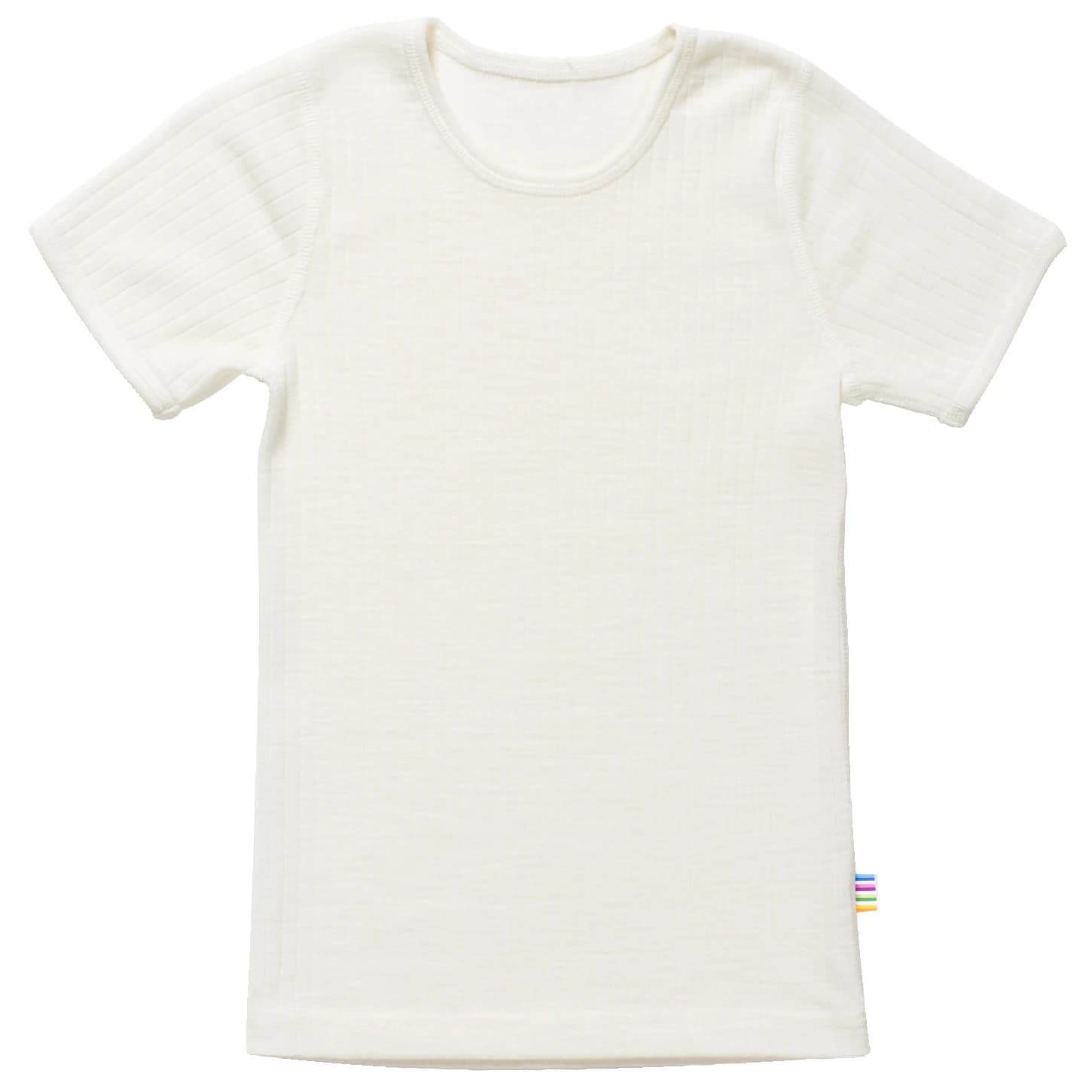 Детско мериносово термобельо Joha Kid's T-Shirt Basic T-shirt - Off White