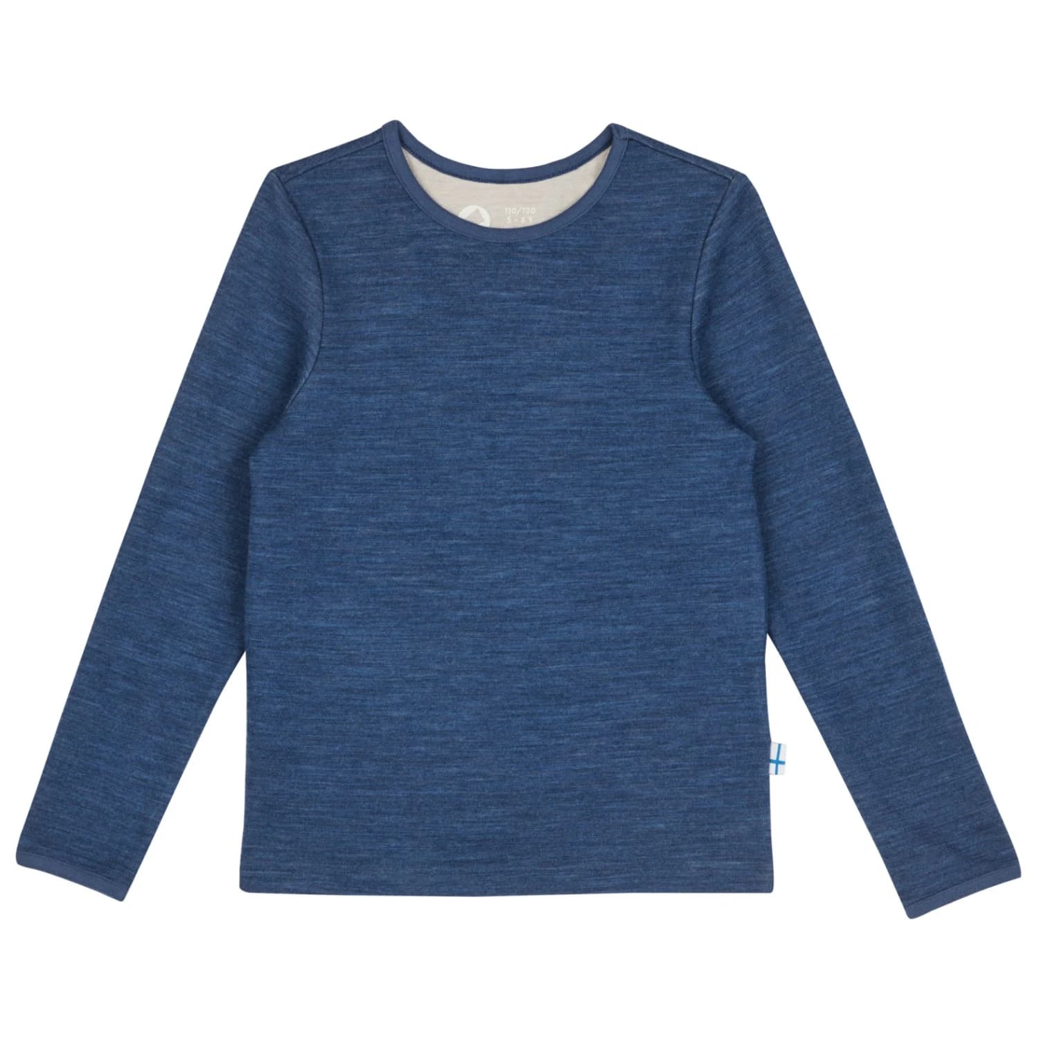 Детско мериносово термобельо Finkid Kid's Taamo Soft Merino base layer - Denim