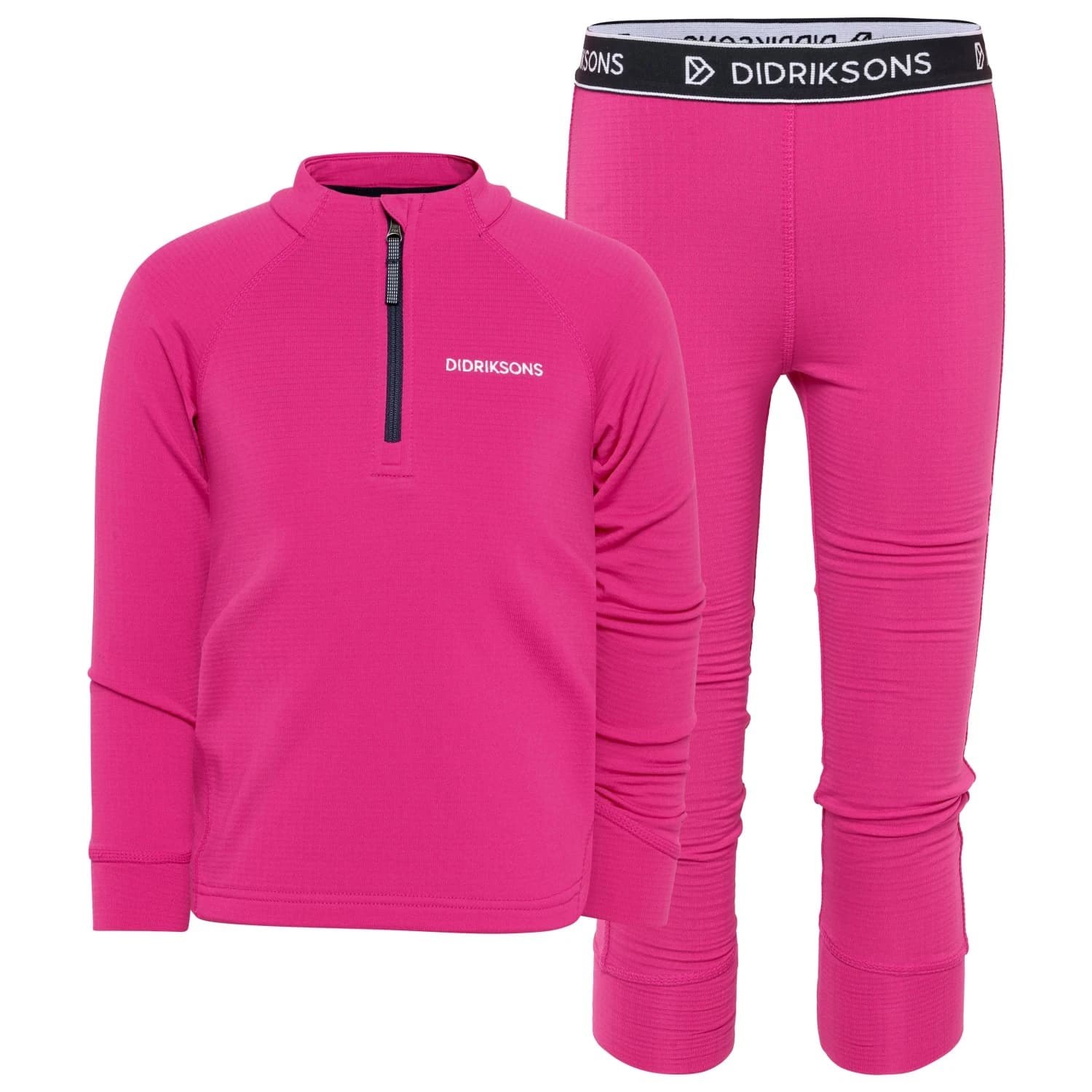 Детско ски бельо Didriksons Kid's Jadis Set 5 Ski underwear - Cactus Pink